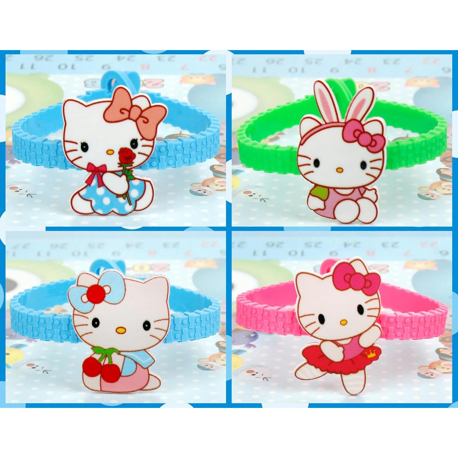 15 Pulseras de Goma Coloridas para Fiesta de Cumpleaños YAOSHUXIAN