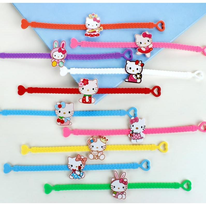 15 Pulseras de Goma Coloridas para Fiesta de Cumpleaños YAOSHUXIAN