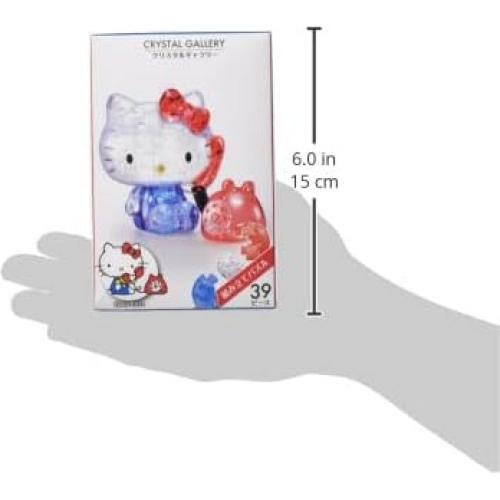Rompecabezas 3D Hanayama Hello Kitty Galería de Cristal 39 Piezas