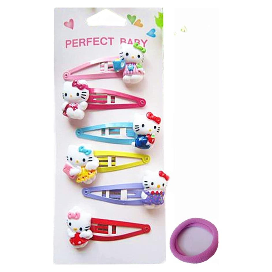 Accesorios para el cabello de gatito KC - Clips y diadema