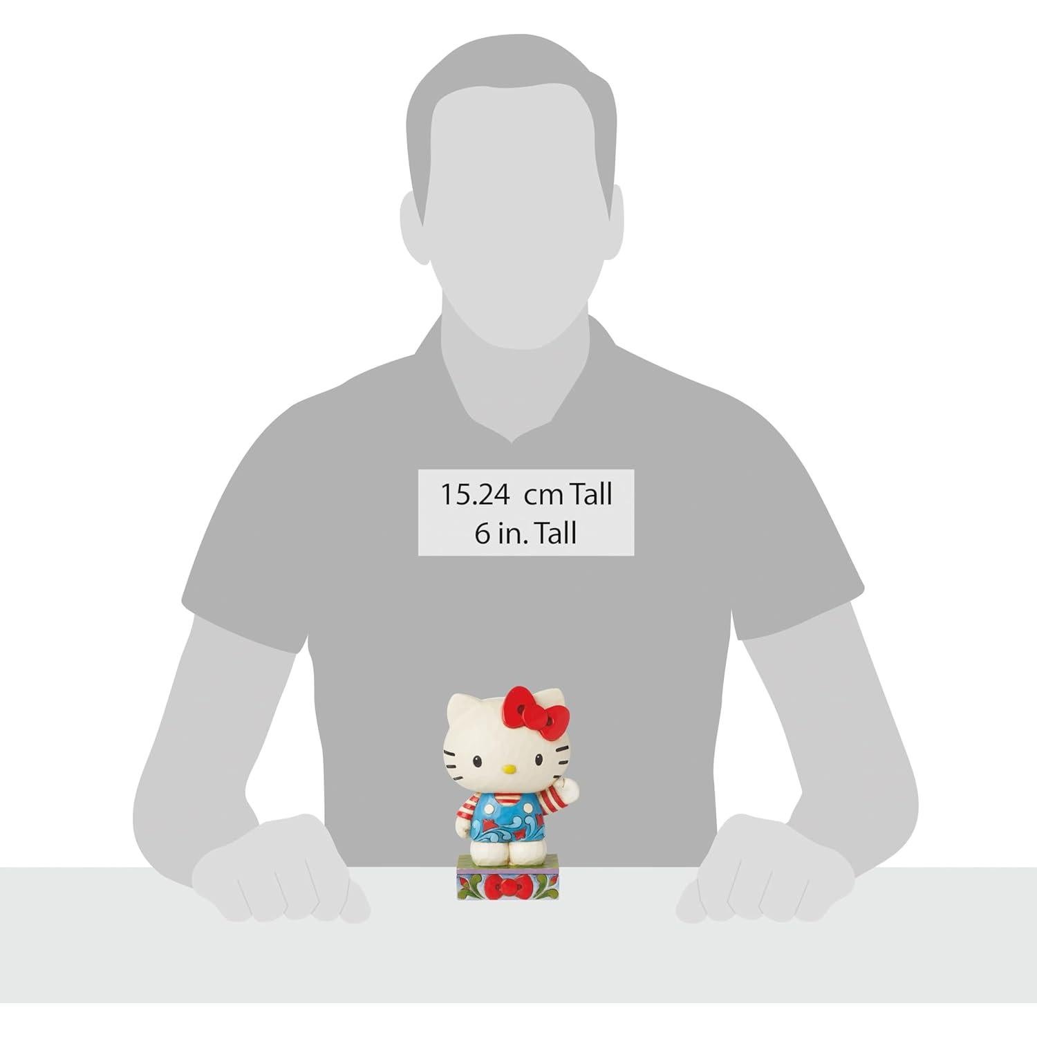 Figura Hello Kitty Jim Shore Enesco 15.24 cm Resina Pintada a Mano