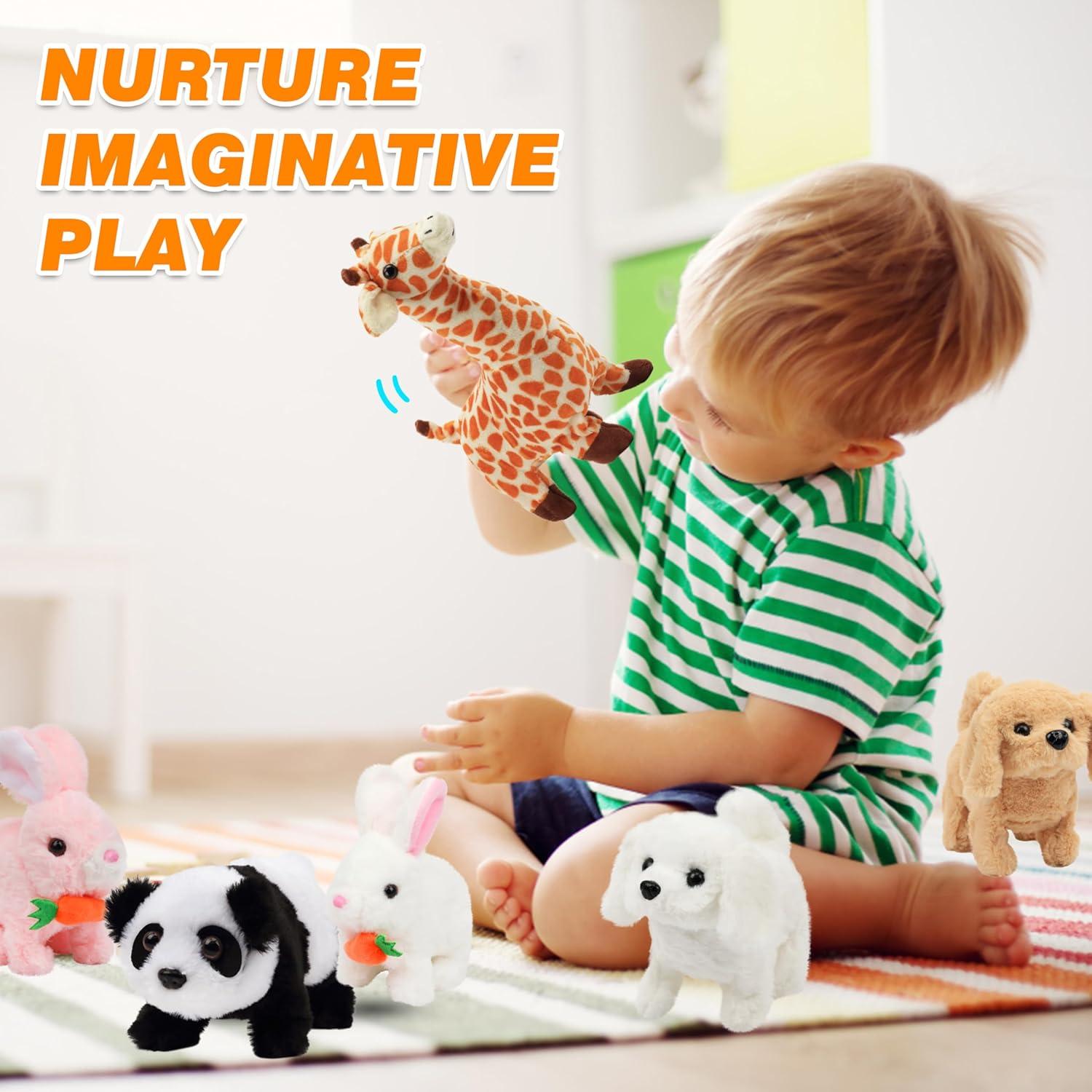 Conejo Saltarín Hopearl Rosa Interactivo 17,78 cm