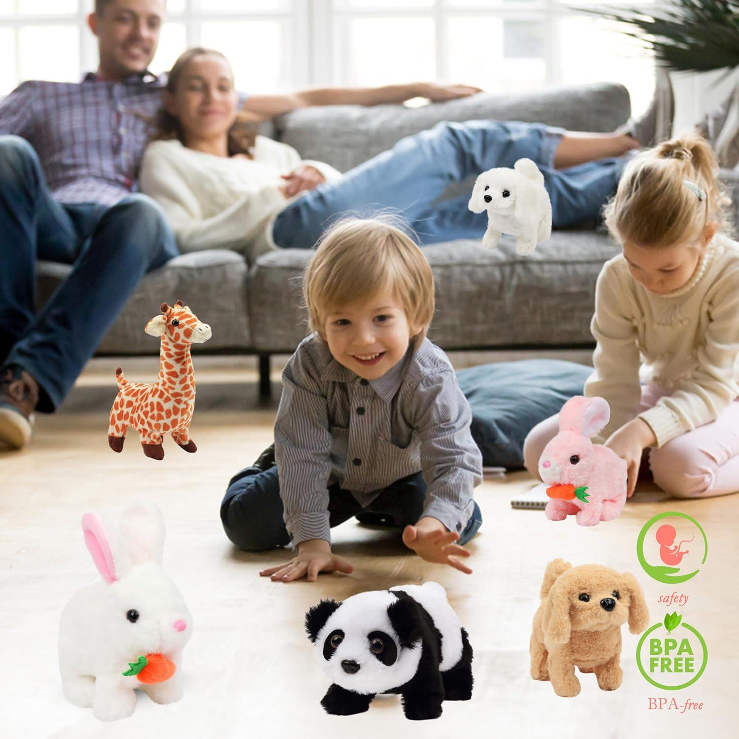 Conejo Saltarín Hopearl Rosa Interactivo 17,78 cm