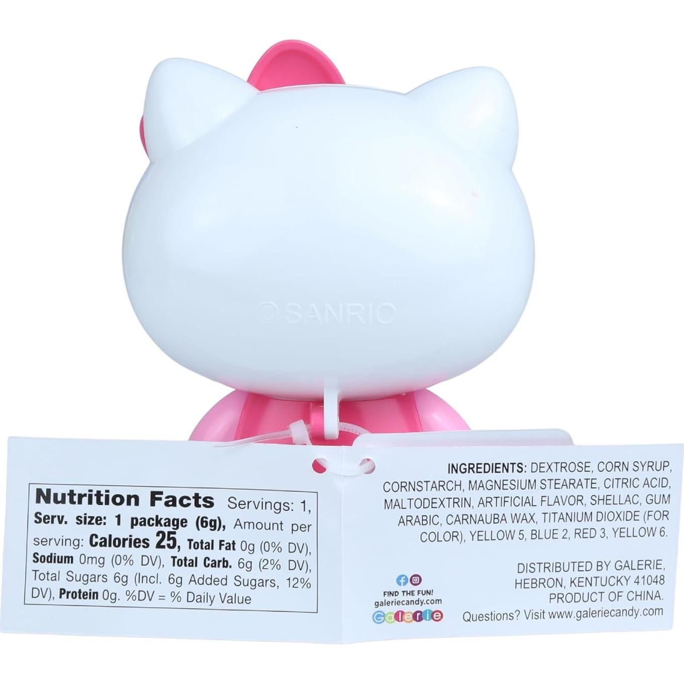 Dispensador de Dulces Hello Kitty Galerie con Caramelos 12.7x8x6.7cm