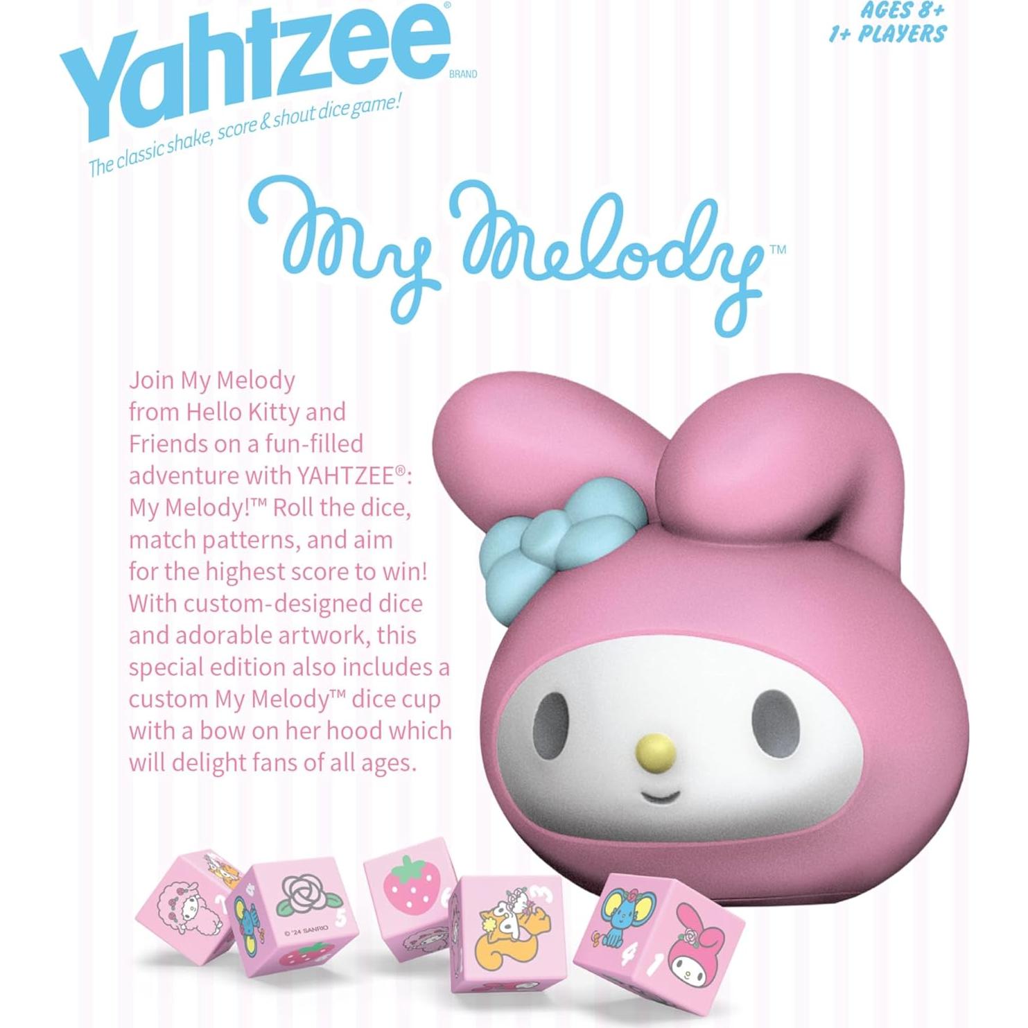 Juego de Dados Yahtzee Hello Kitty - Taza Coleccionable