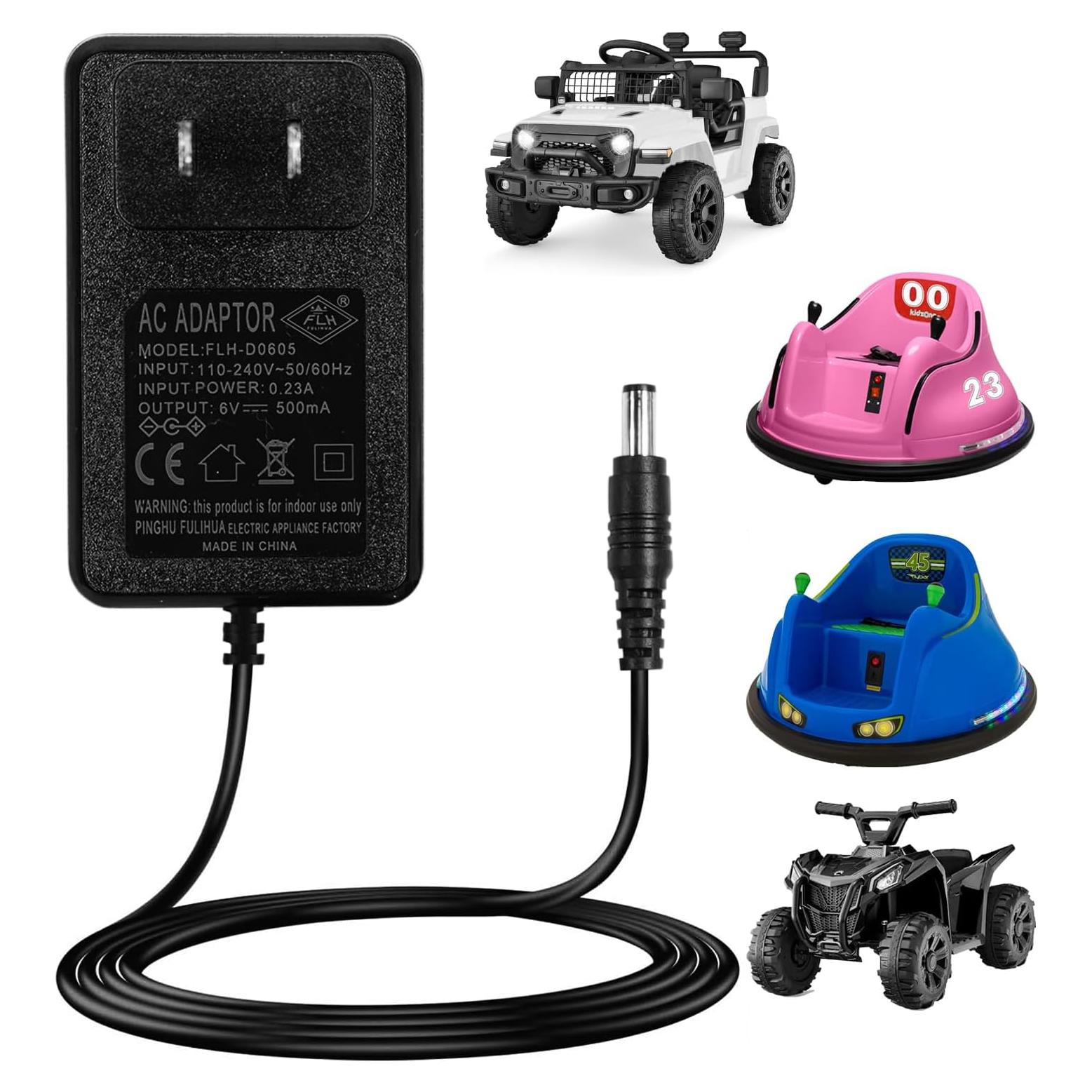 Cargador Universal 6V para Juguetes de Paseo - FLHFULIHUA