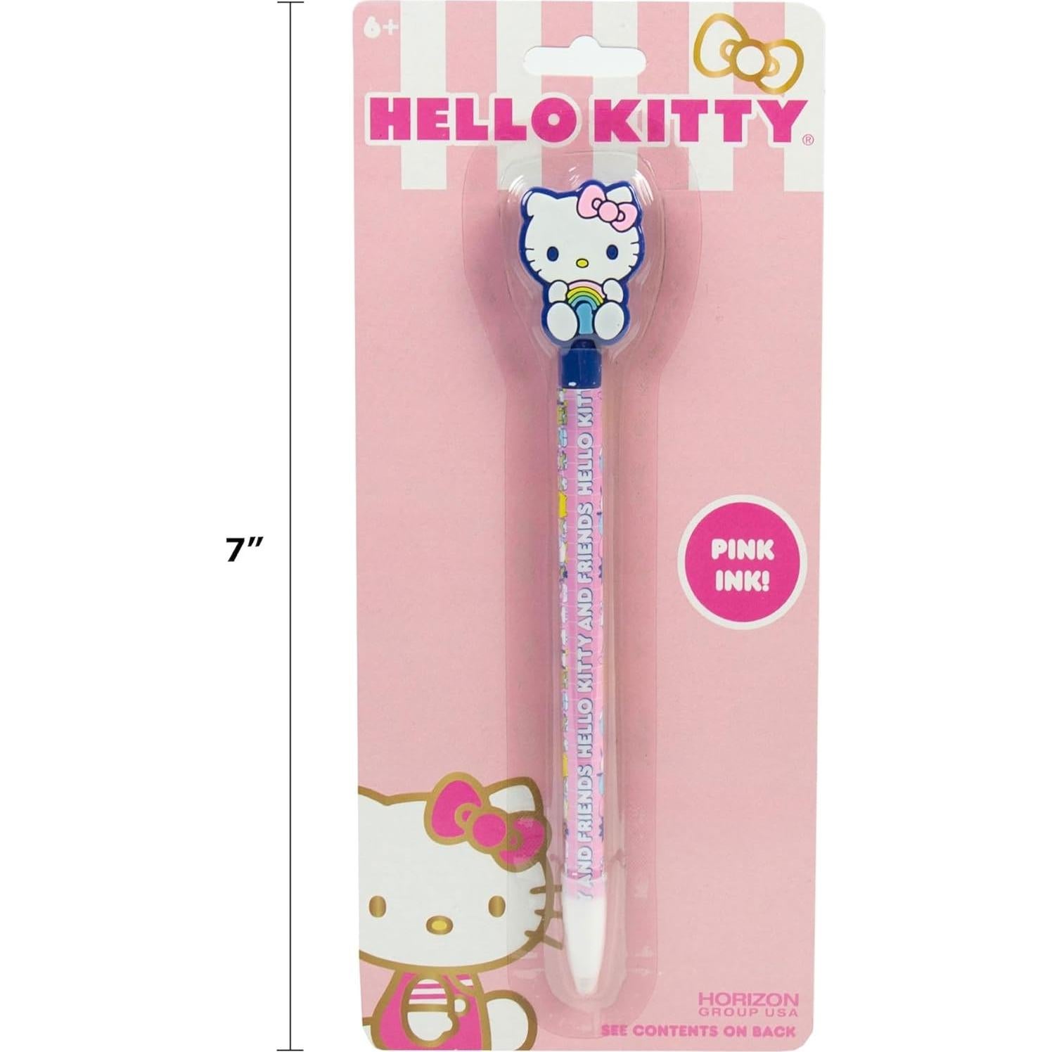 Bolígrafo Hello Kitty Horizon Group USA 17.78 cm Kawaii