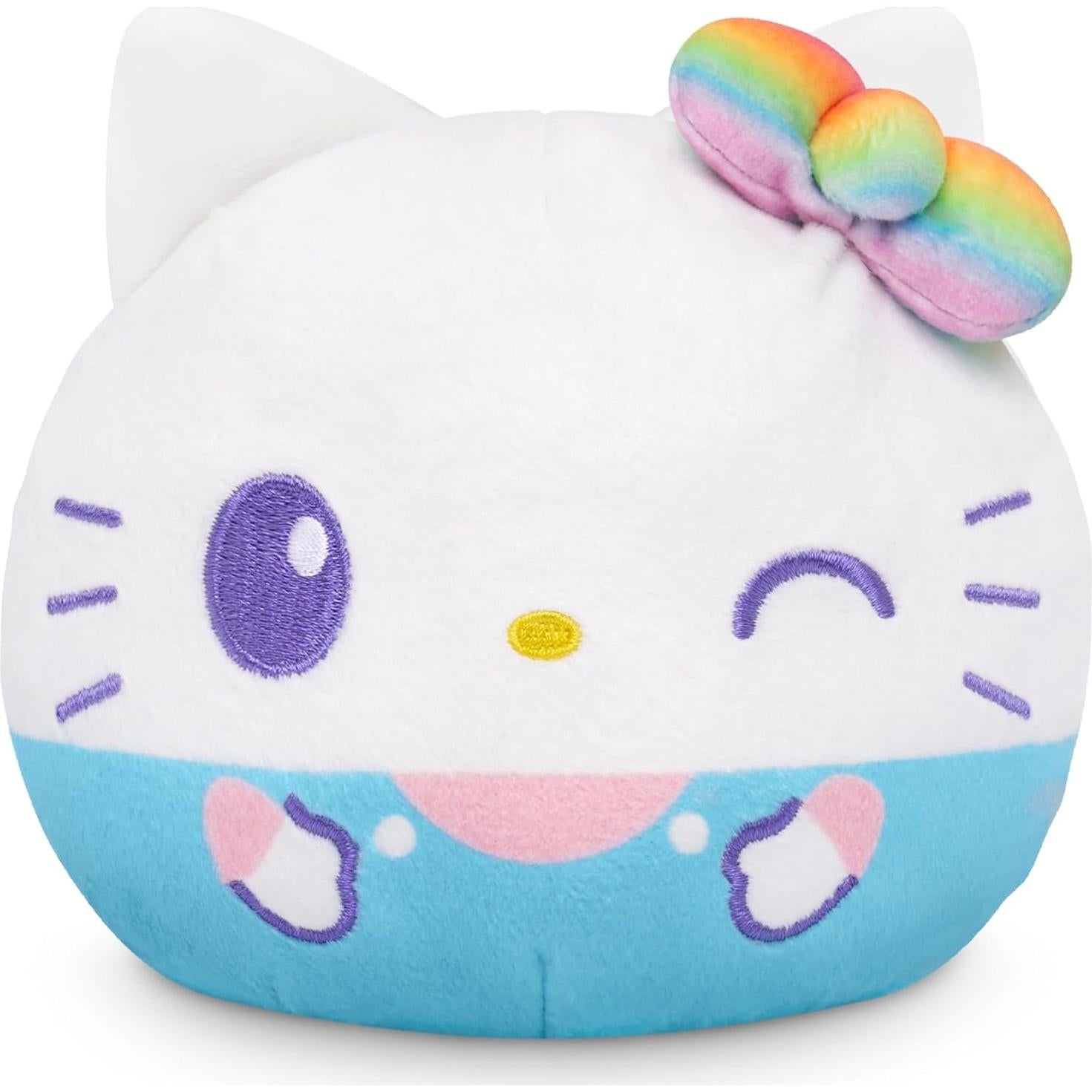 Peluche Reversible Hello Kitty Arcoíris 10 cm TeeTurtle