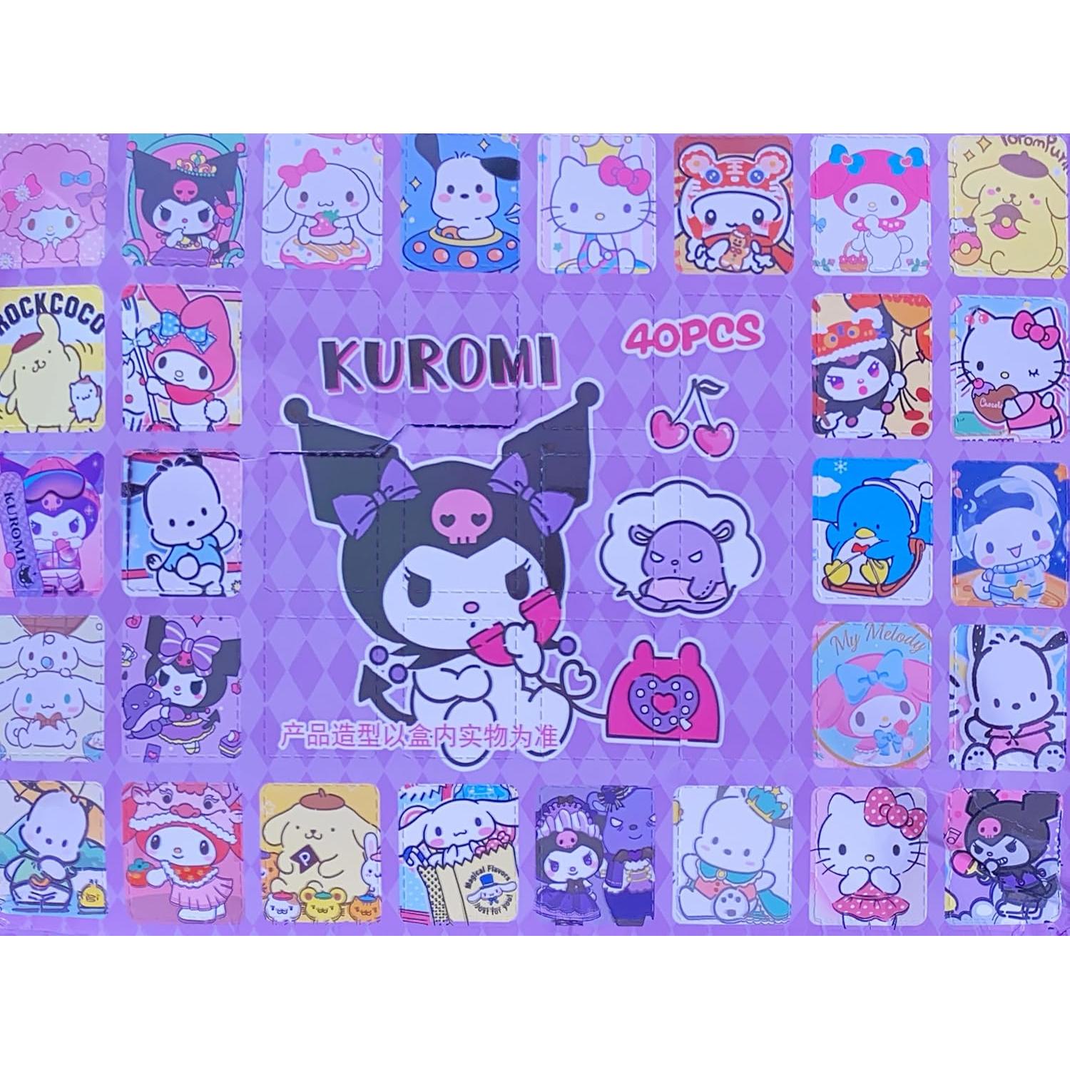 Juego de 40 pcs de personajes Kuromi en caja ciega