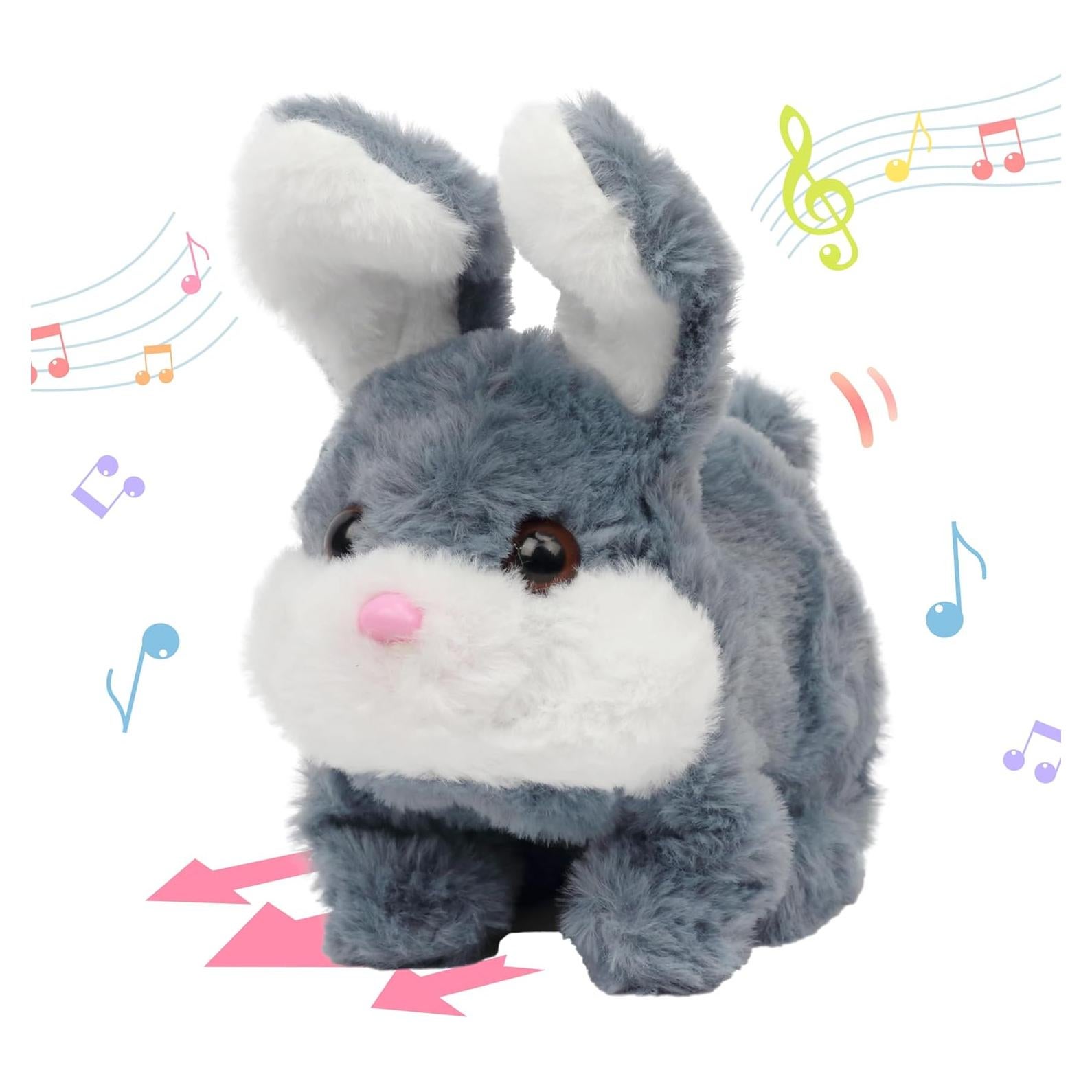 Conejito Chubby Interactivo Hopearl 17.78 cm con Sonidos