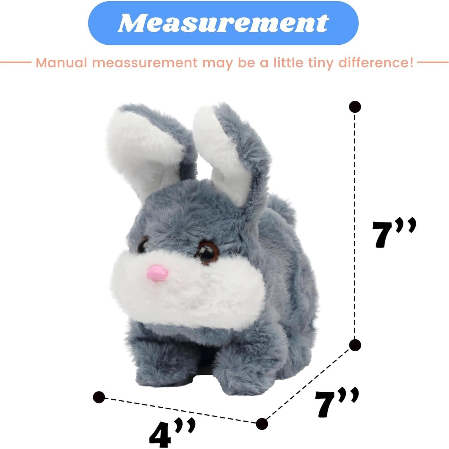 Conejito Chubby Interactivo Hopearl 17.78 cm con Sonidos