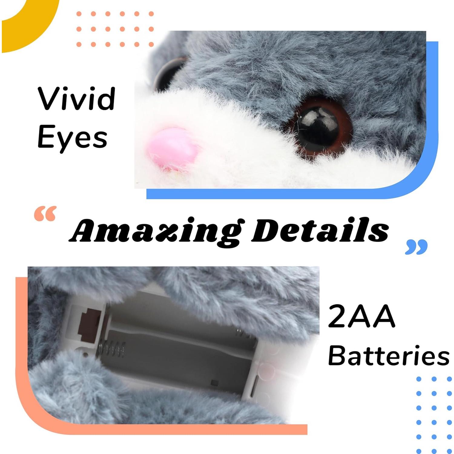 Conejito Chubby Interactivo Hopearl 17.78 cm con Sonidos