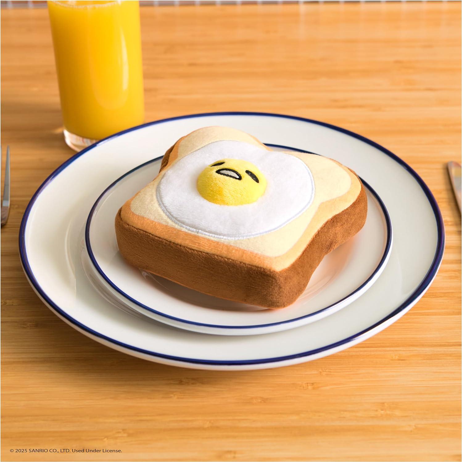 Peluche Gudetama GUND 12.7 cm Tostada de Huevo Kawaii
