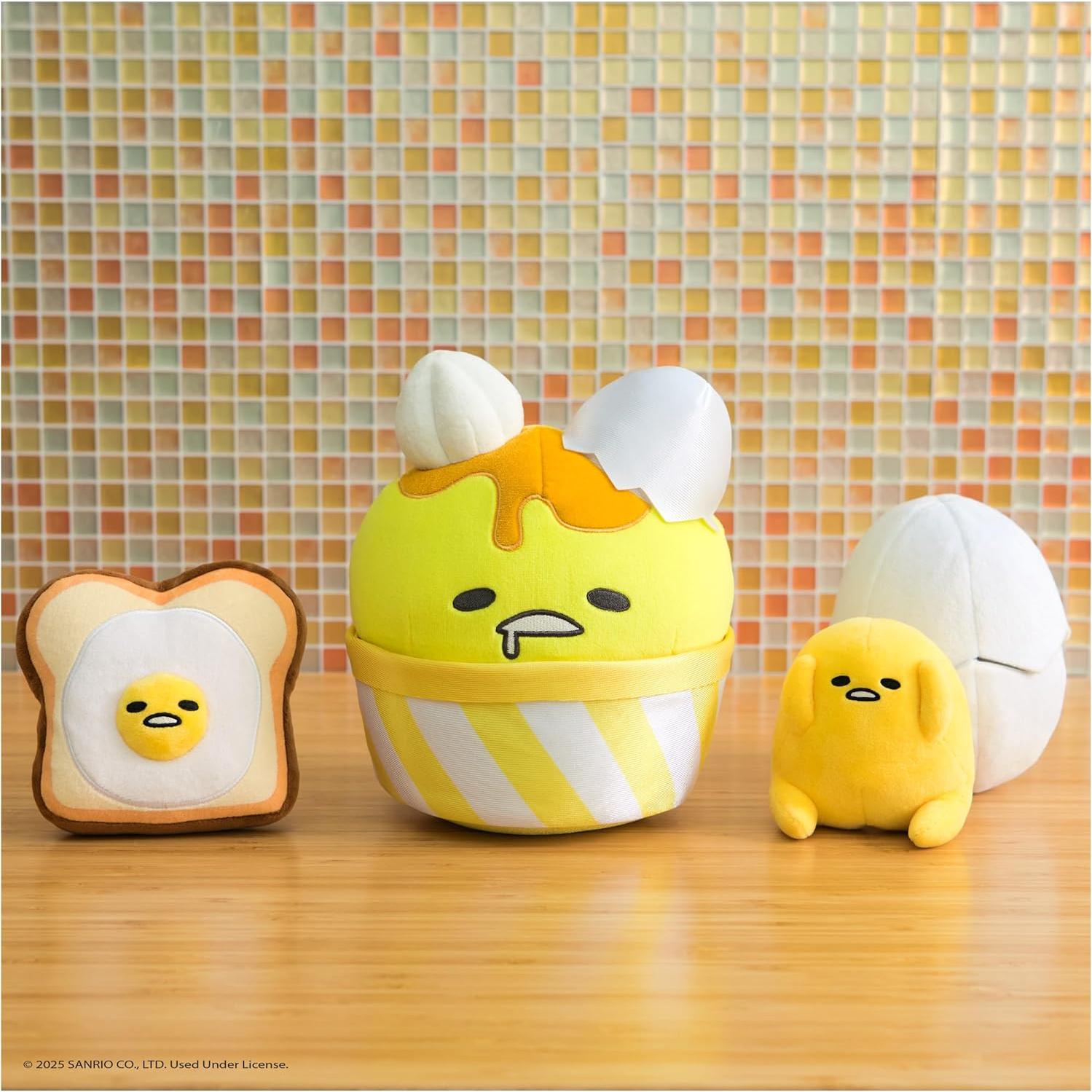 Peluche Gudetama GUND 12.7 cm Tostada de Huevo Kawaii