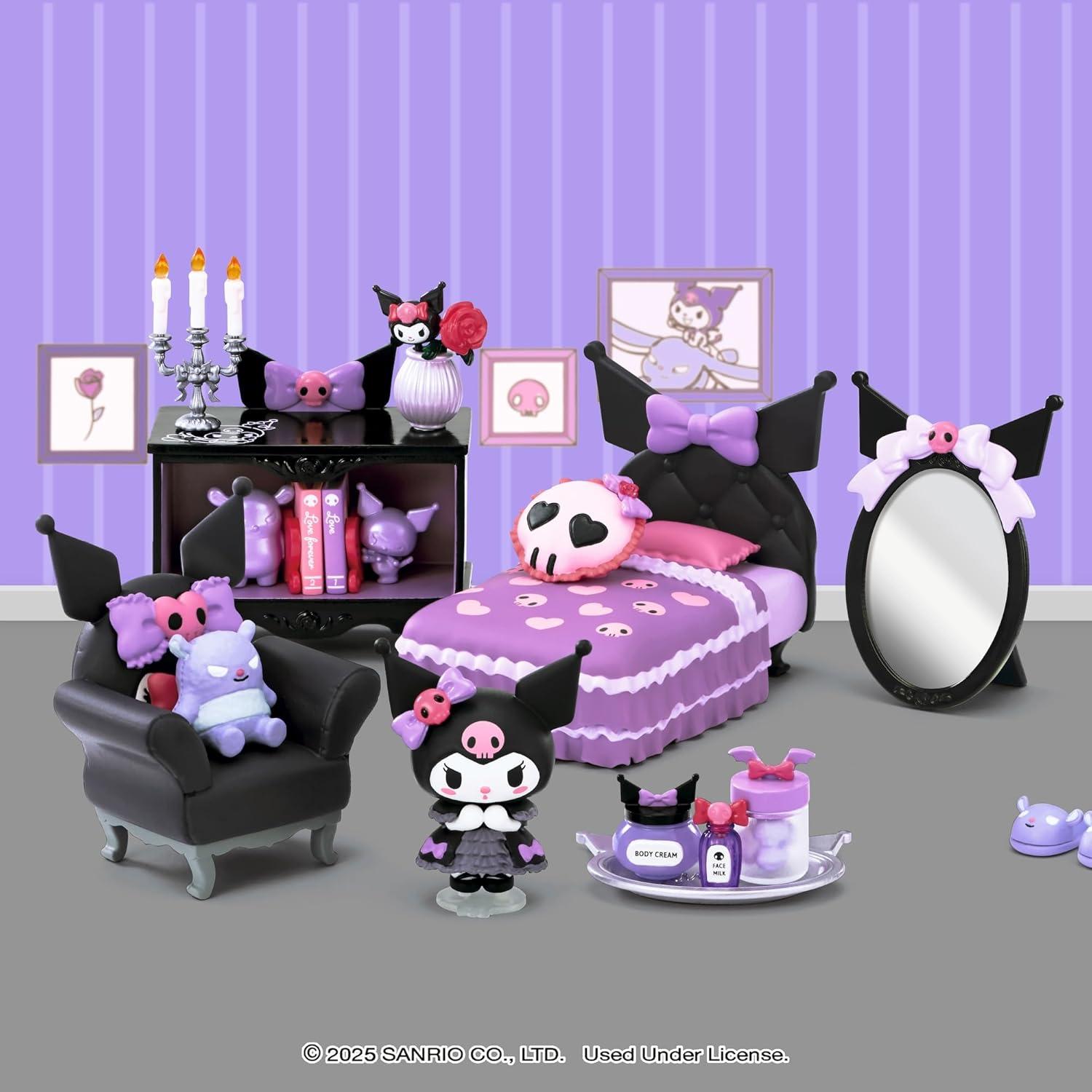 Set Mini Figura Sorpresa Kuromi Gótica Re-Ment - 1 Pc