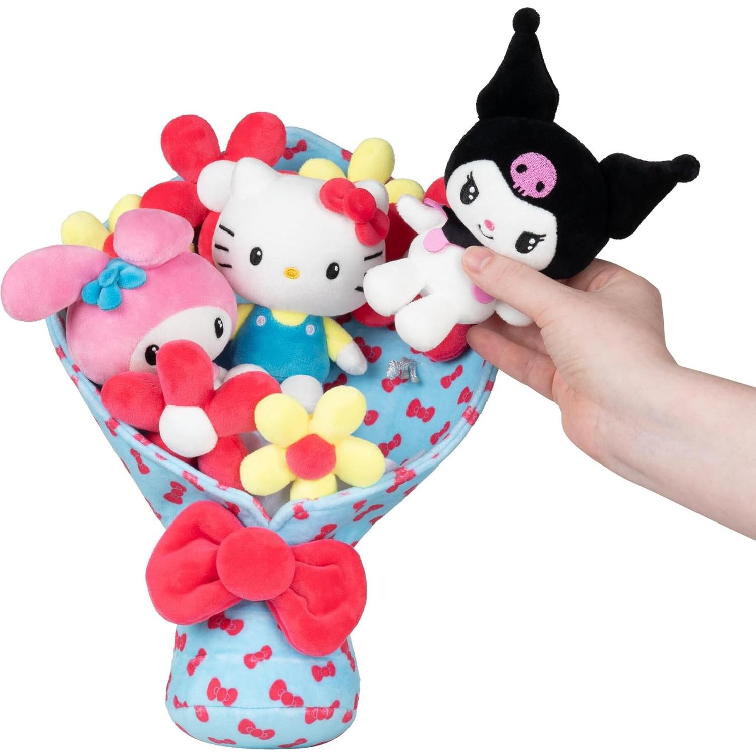 Ramo de Celebración Hello Kitty y Amigos - 9 Peluches 30 cm