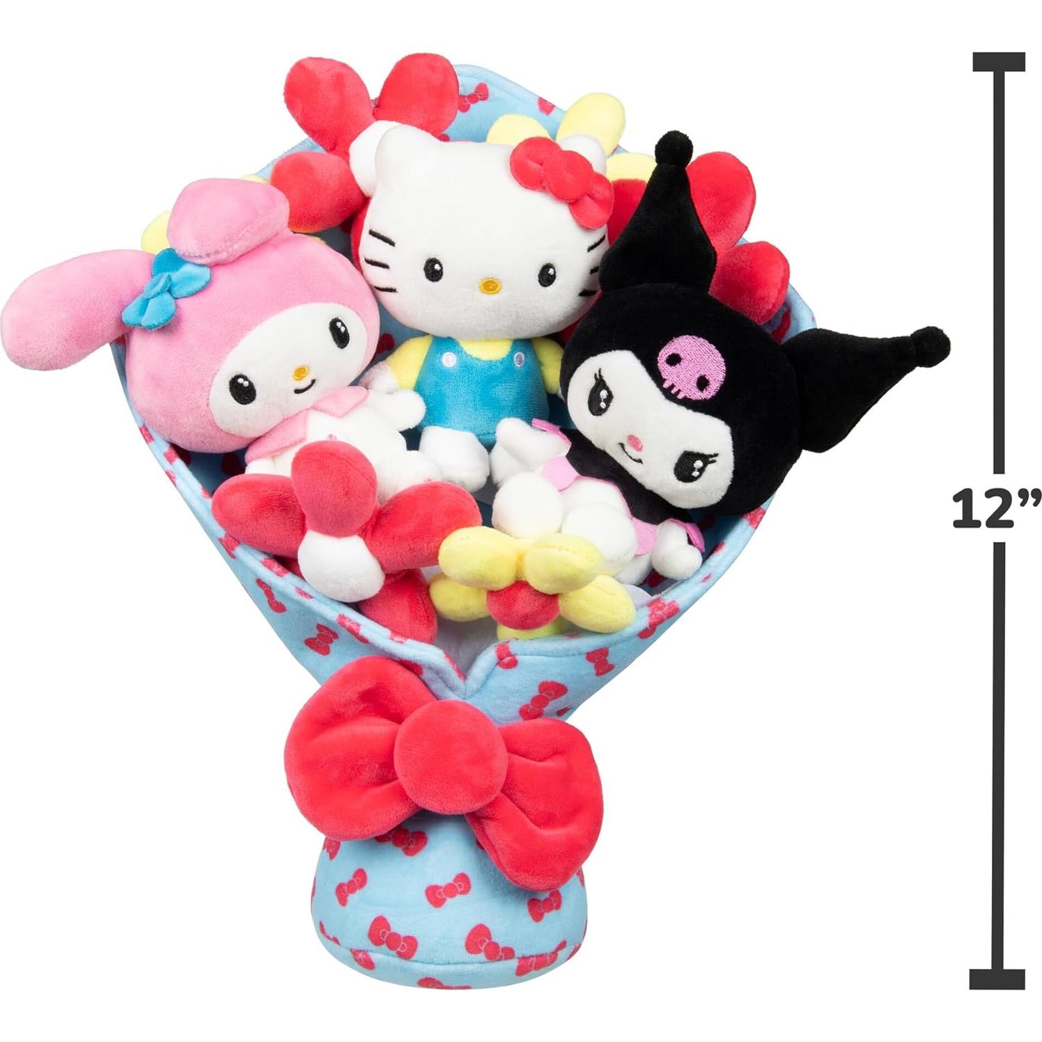 Ramo de Celebración Hello Kitty y Amigos - 9 Peluches 30 cm