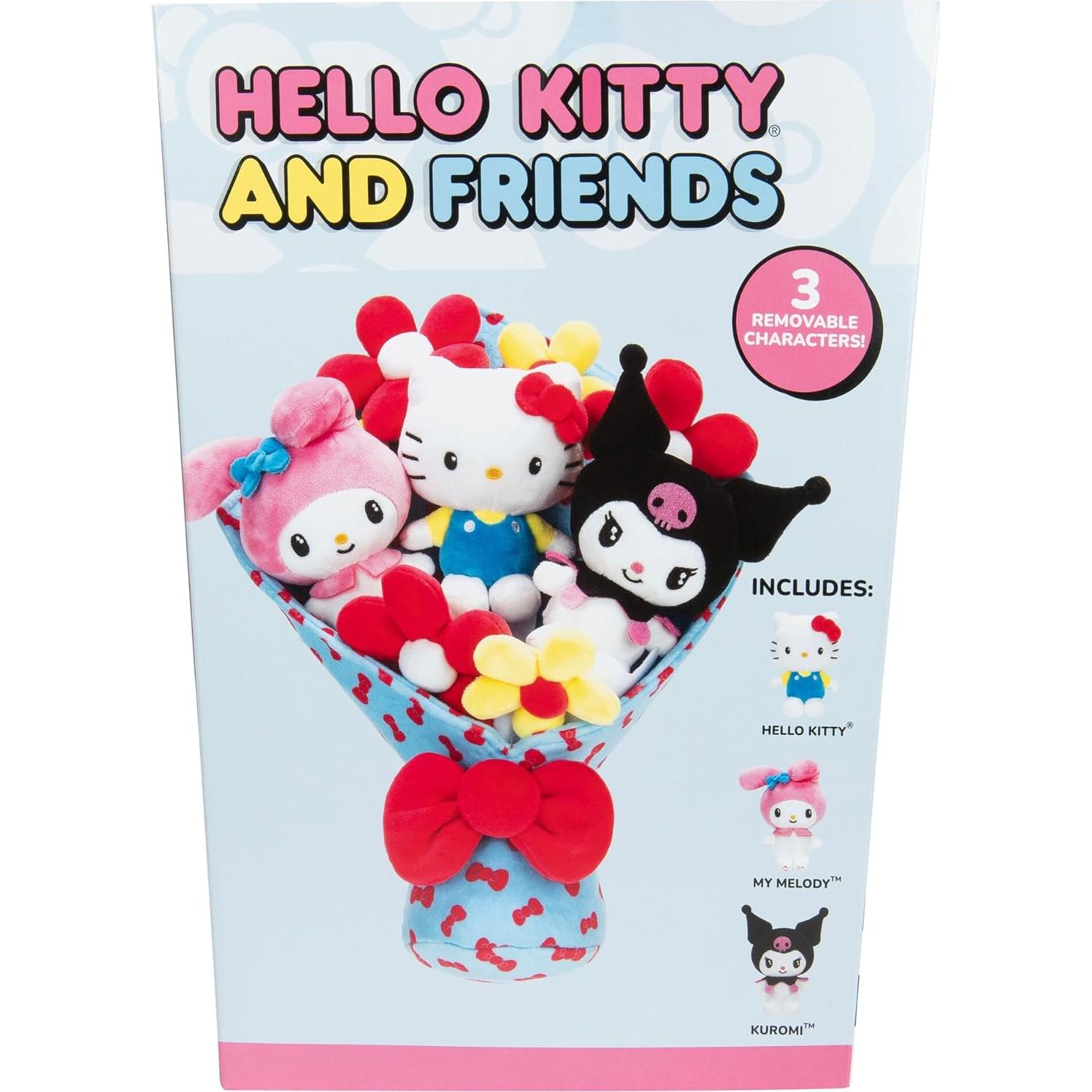 Ramo de Celebración Hello Kitty y Amigos - 9 Peluches 30 cm