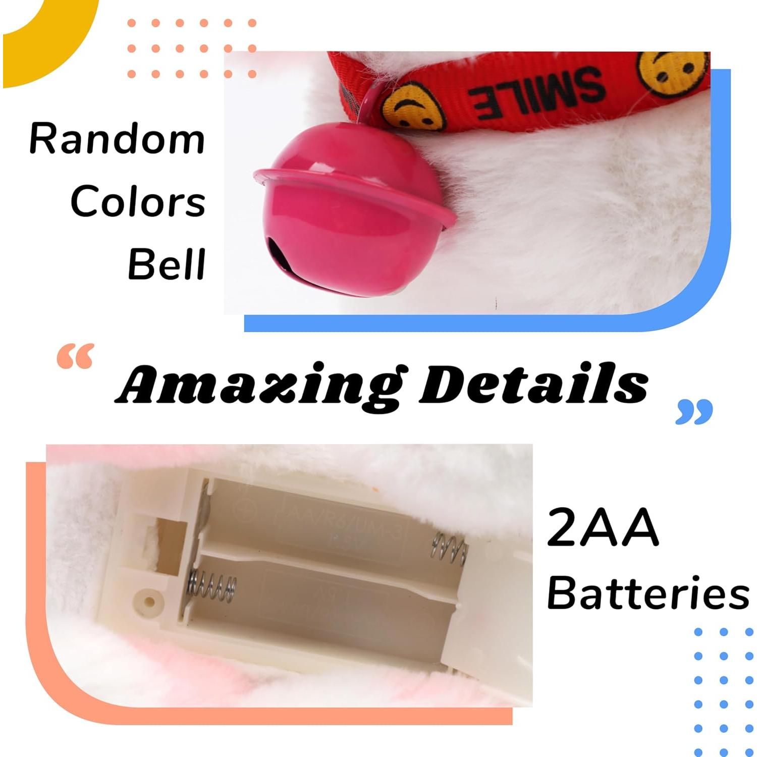 Perro Interactivo Hopearl Rosa 17.78 cm con Sonido