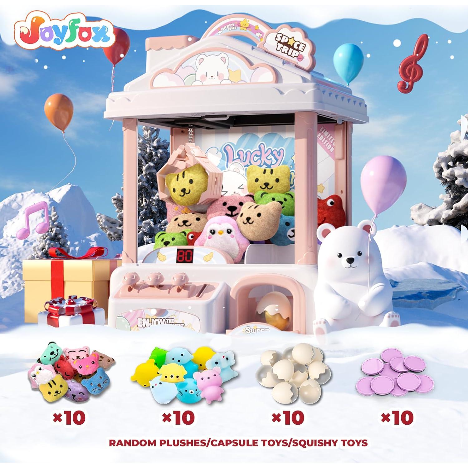 Mini Máquina de Garras Joyfox para Niños 6-8 Años - Dispensador de Juguetes