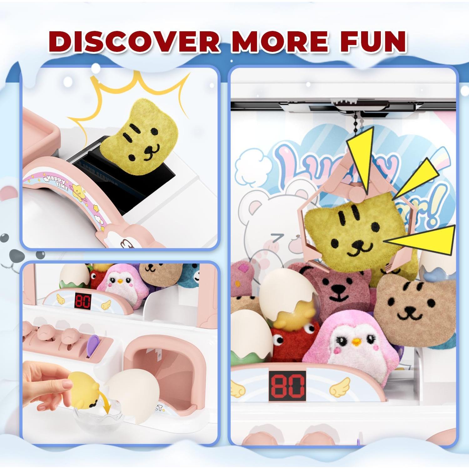 Mini Máquina de Garras Joyfox para Niños 6-8 Años - Dispensador de Juguetes