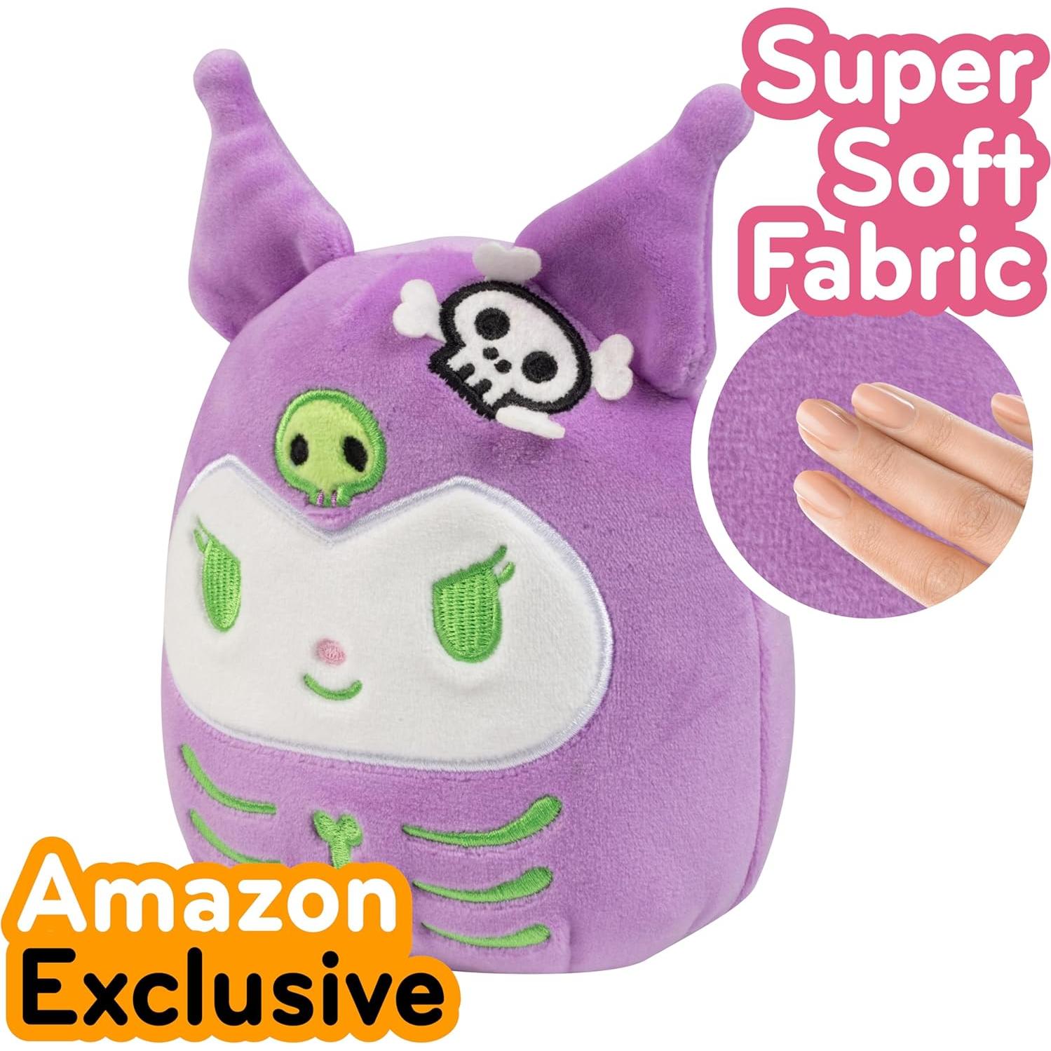 Paquete de 4 Mini Squishmallows Hello Kitty 12.7 cm - Peluches Suaves