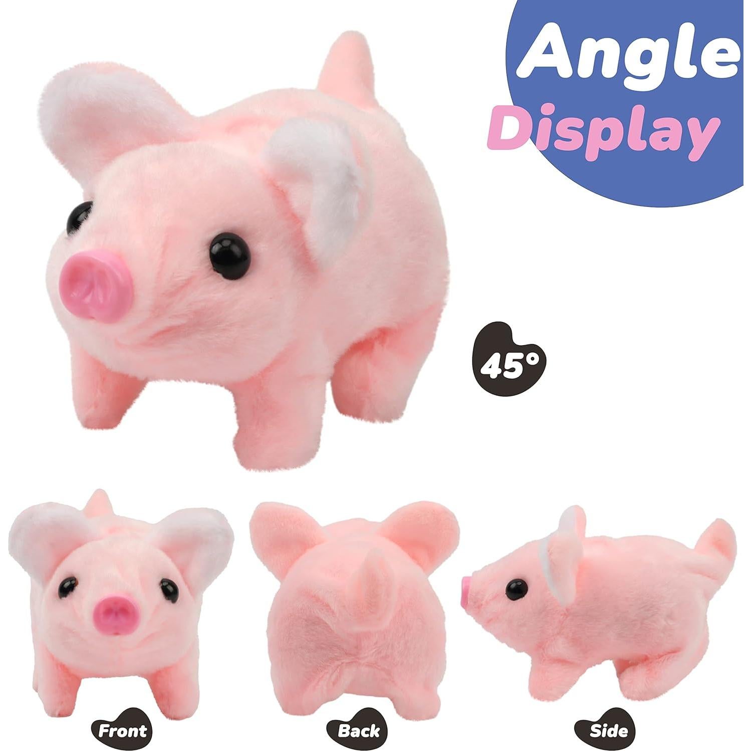 Cerdo Andante Hopearl Juguete Interactivo Rosa 20 cm