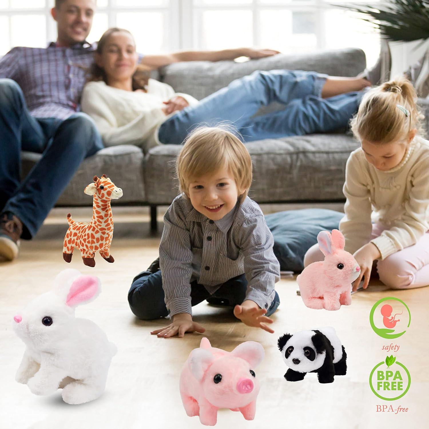 Cerdo Andante Hopearl Juguete Interactivo Rosa 20 cm