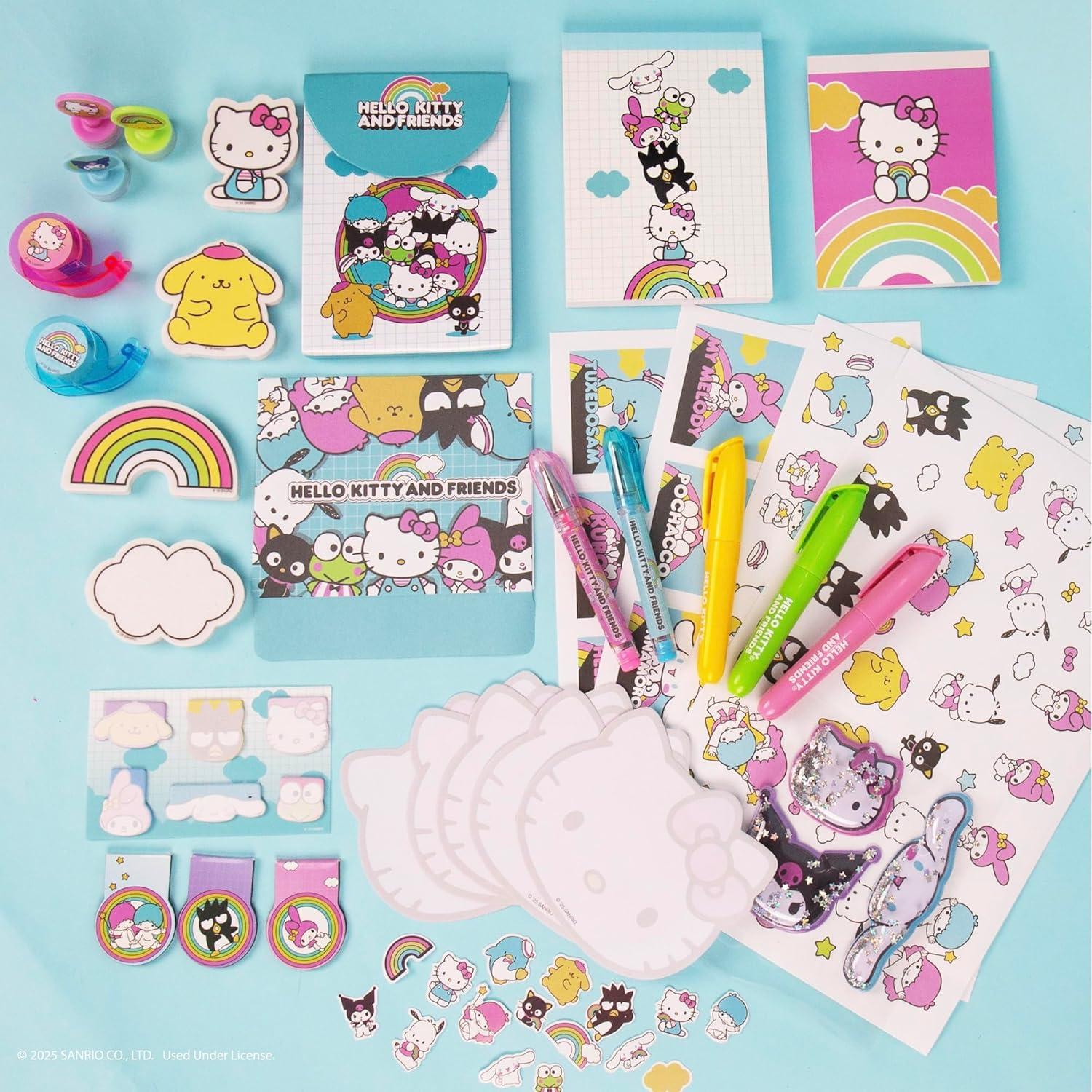 Conjunto de Papelería Kawaii Hello Kitty - 30 Piezas