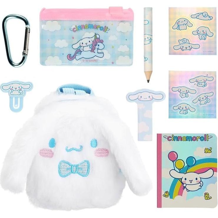 Conjunto 2 mochilas micro Real Littles Hello Kitty 6 sorpresas