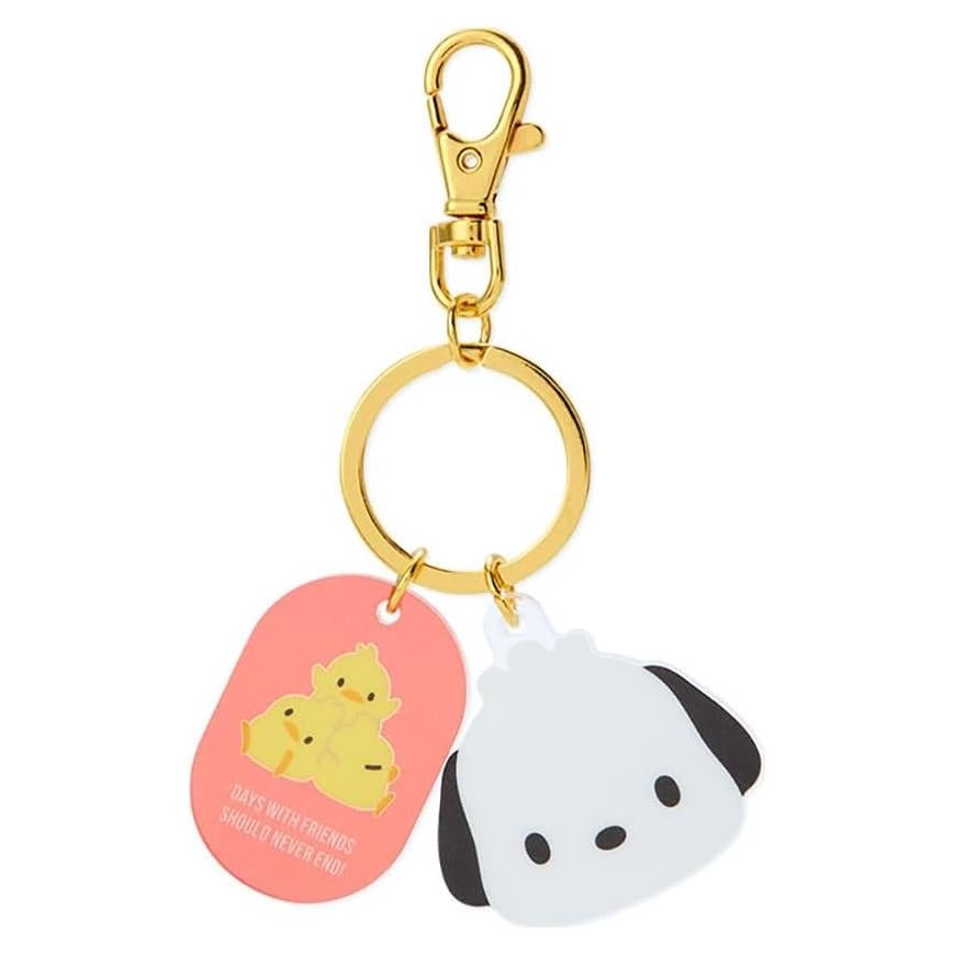 Llave de cadena Pochacco Sanrio - Acrílico 4.3x0.4x4 cm
