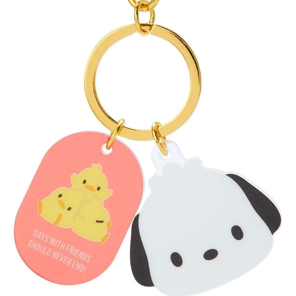 Llave de cadena Pochacco Sanrio - Acrílico 4.3x0.4x4 cm