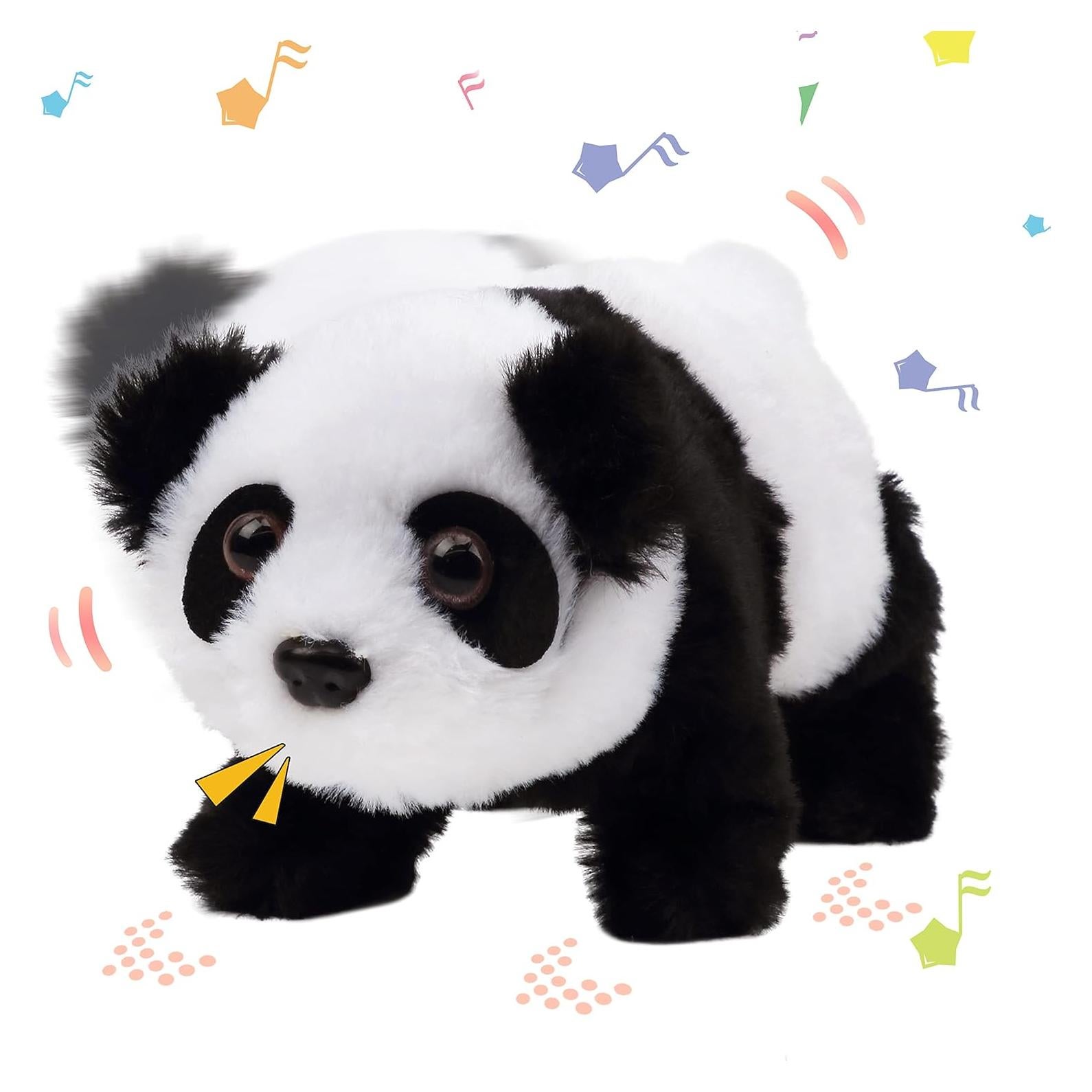 Panda Gateador Electrónico Hopearl Interactivo 20 cm