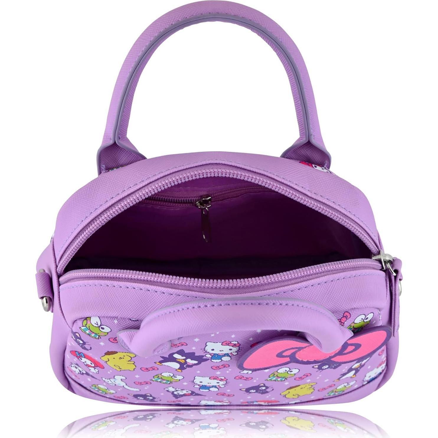 Bolso Cruzado Mini Hello Kitty Sanrio para Mujeres - Morado