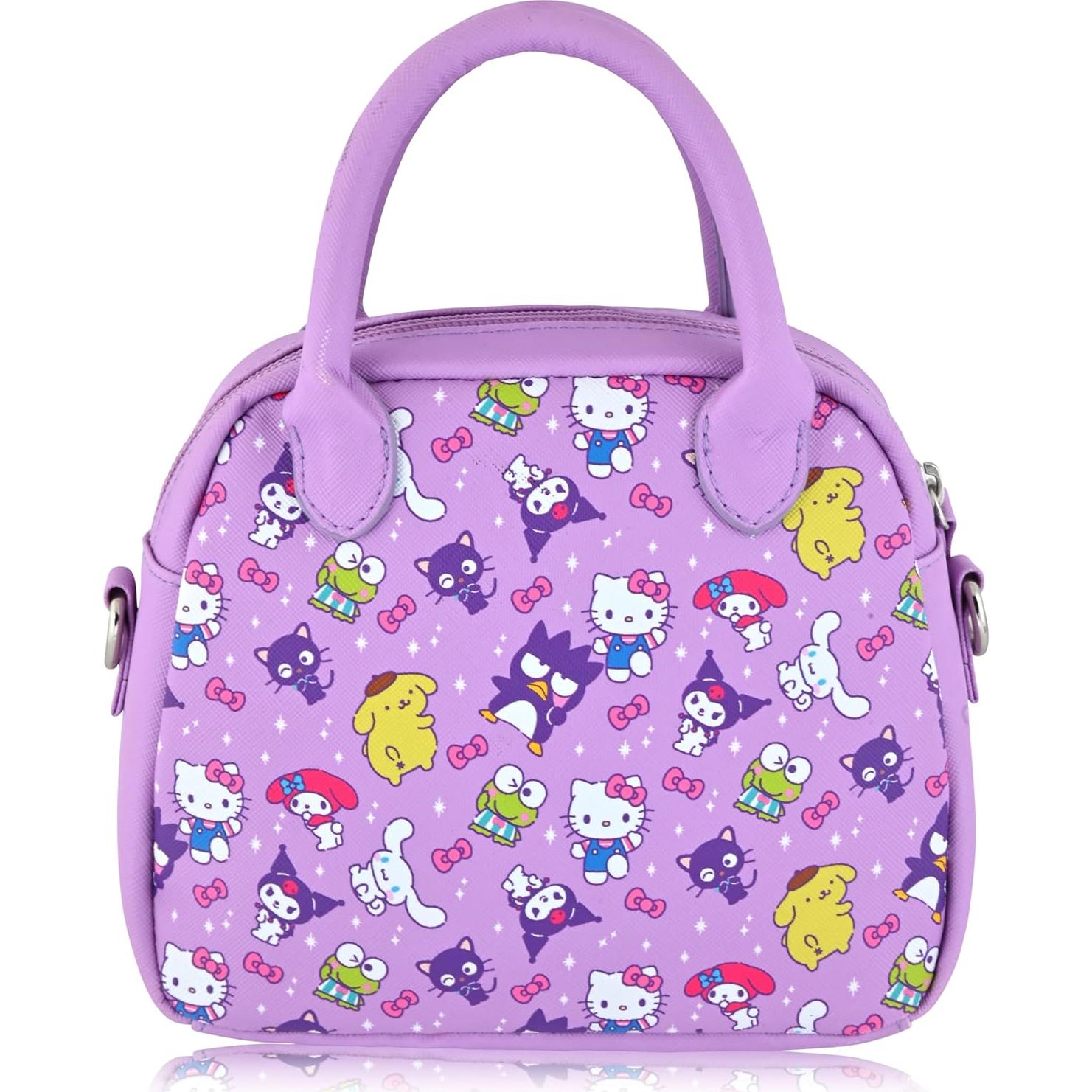 Bolso Cruzado Mini Hello Kitty Sanrio para Mujeres - Morado