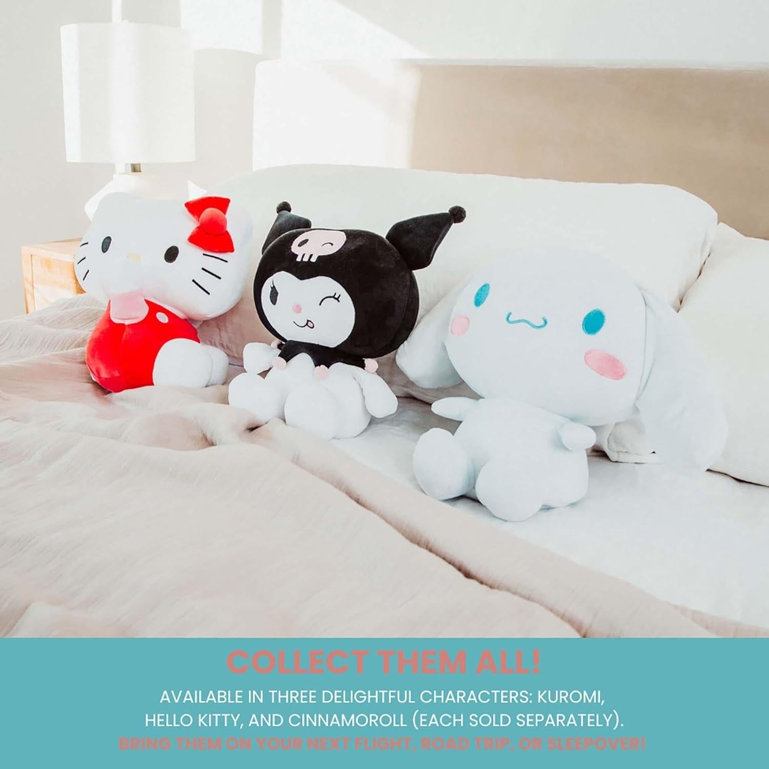 Almohada de Cuello Reversible Cinnamoroll - Peluche Sanrio 35.56x27.94 cm