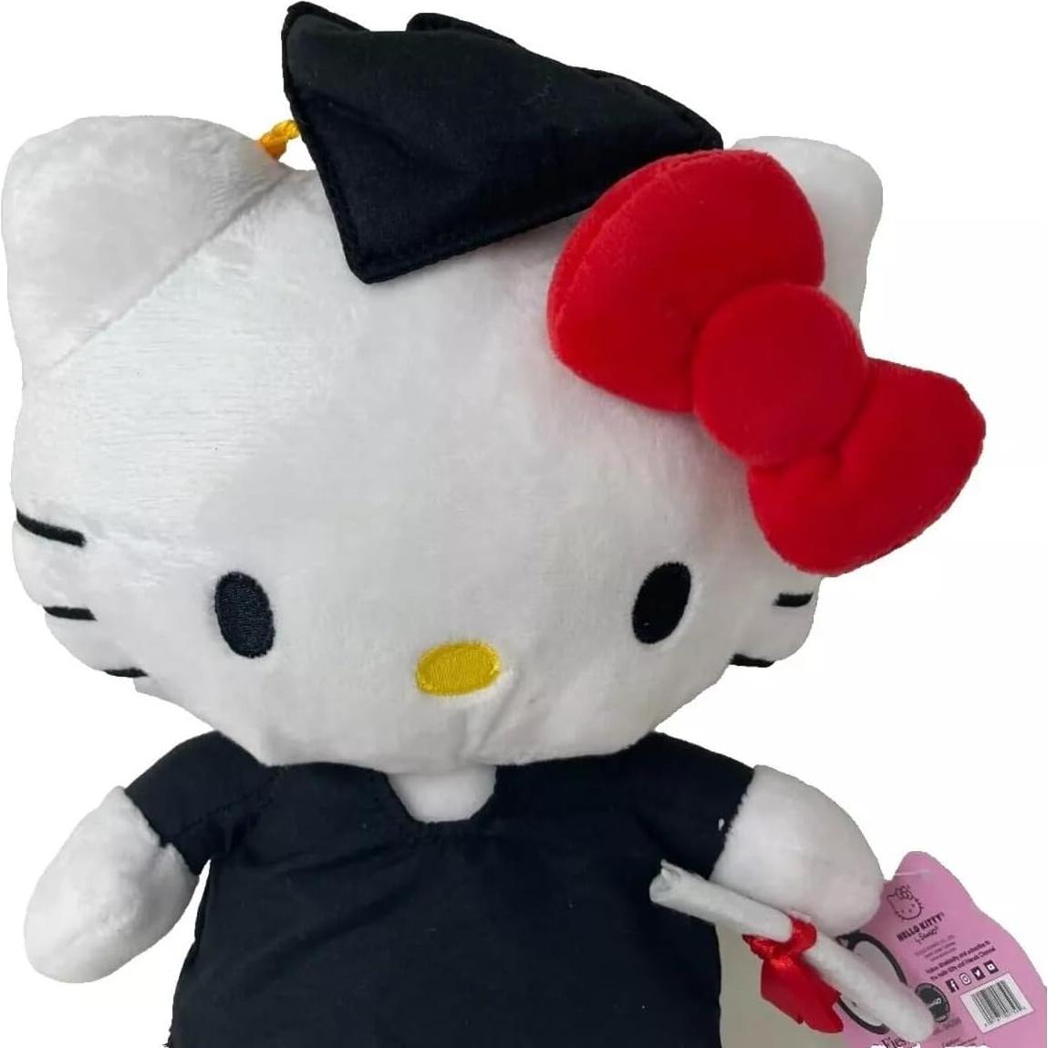 Peluche Hello Kitty Graduación 26.67 cm con Toga y Birrete