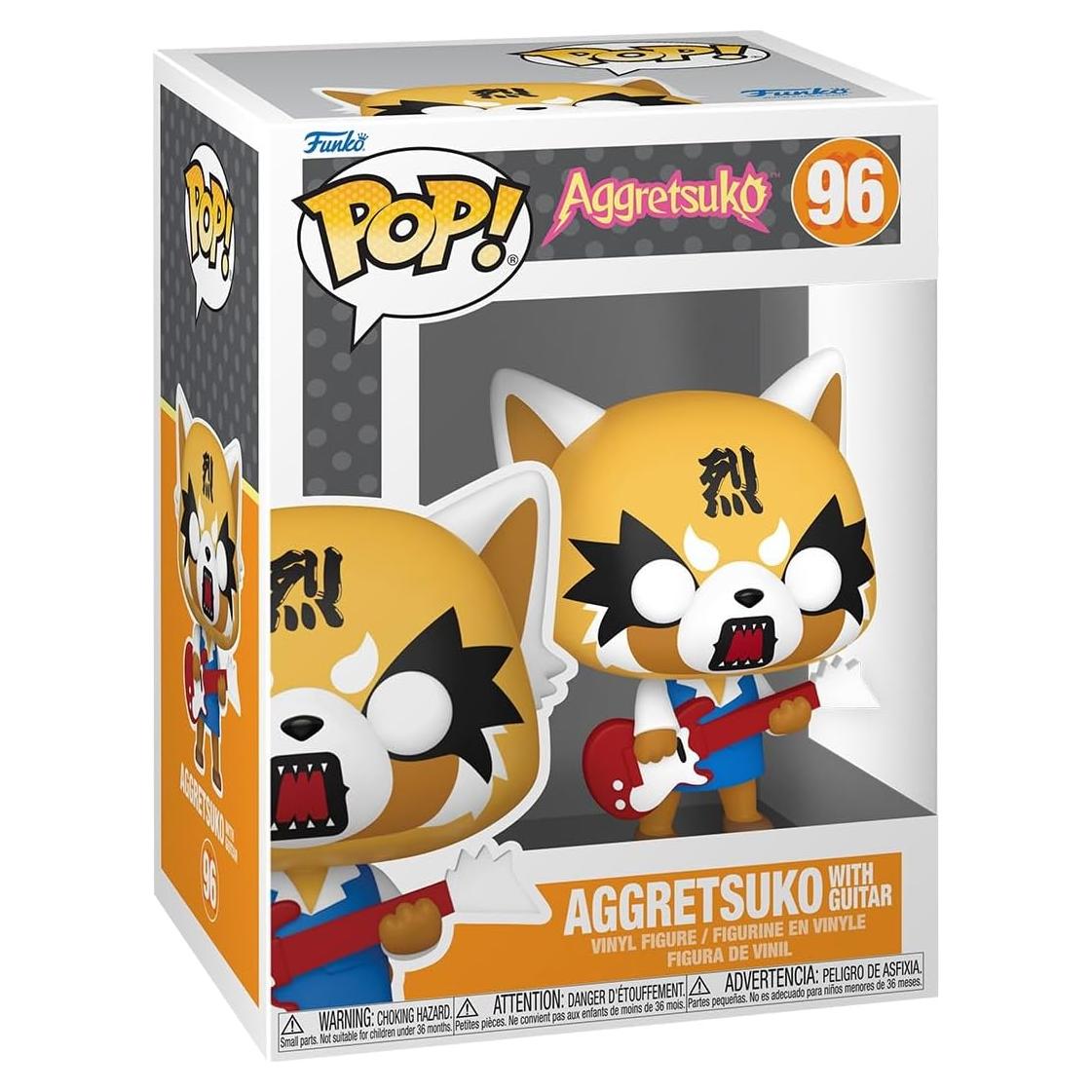 Figura de Vinilo Funko Pop Aggretsuko con Guitarra 9.5cm