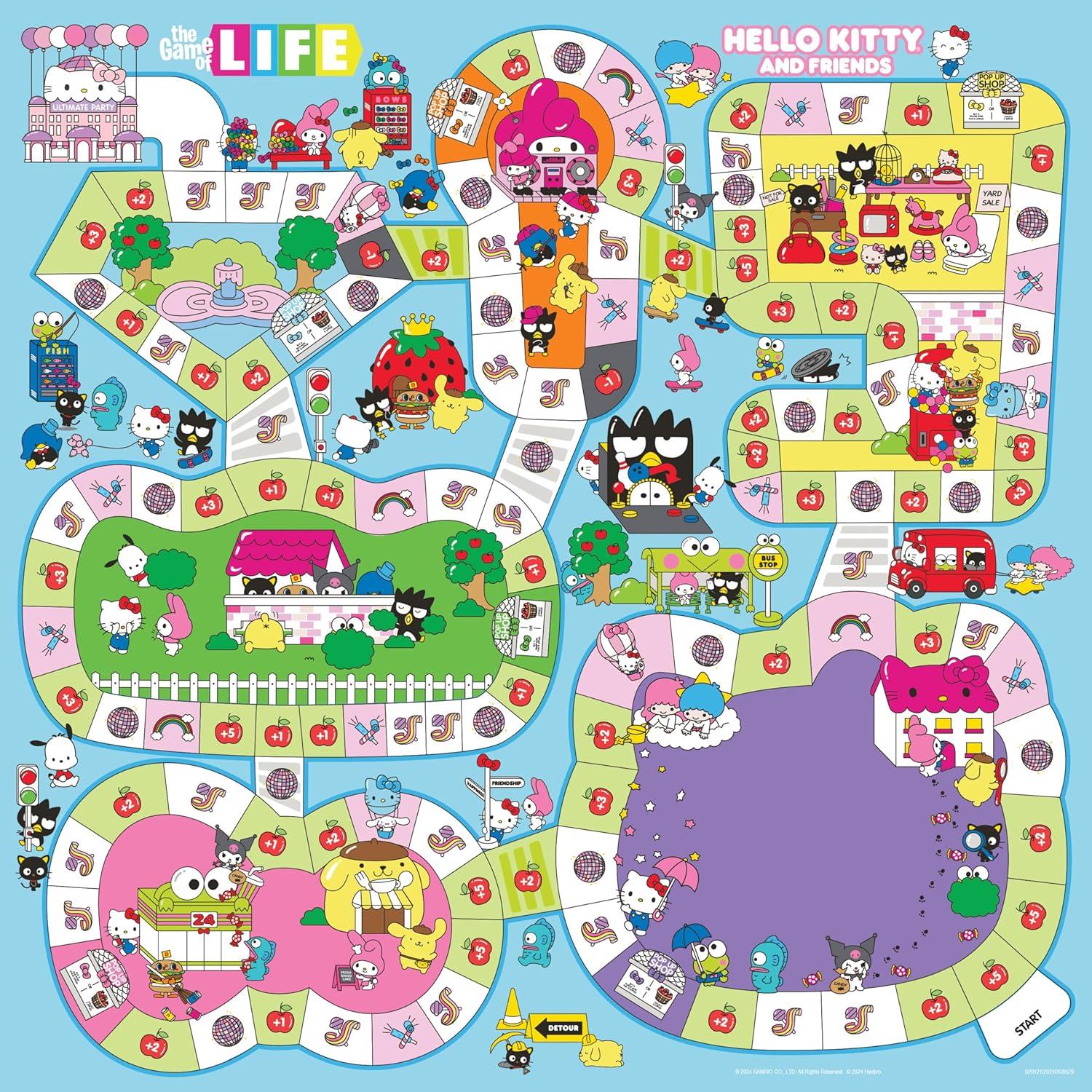 Juego de Mesa Hello Kitty y Amigos - La Vida, 0.94 kg, 8+ años