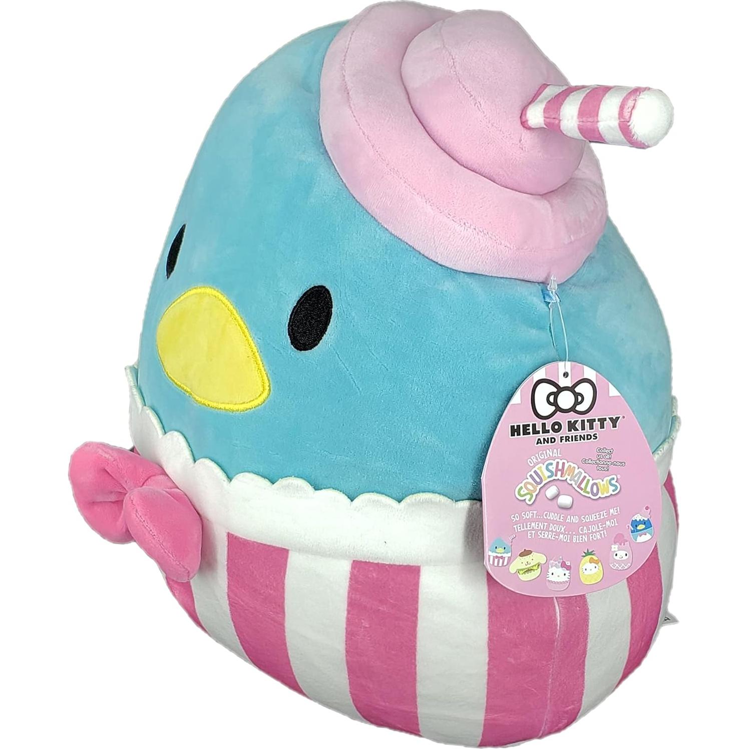 Squishmallows Kellytoy 30 cm Tuxedo Sam Hello Kitty Peluche