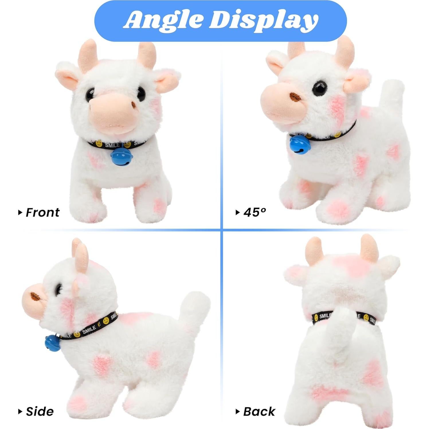 Vaca Caminante Hopearl Rosa 17.78 cm Interactiva