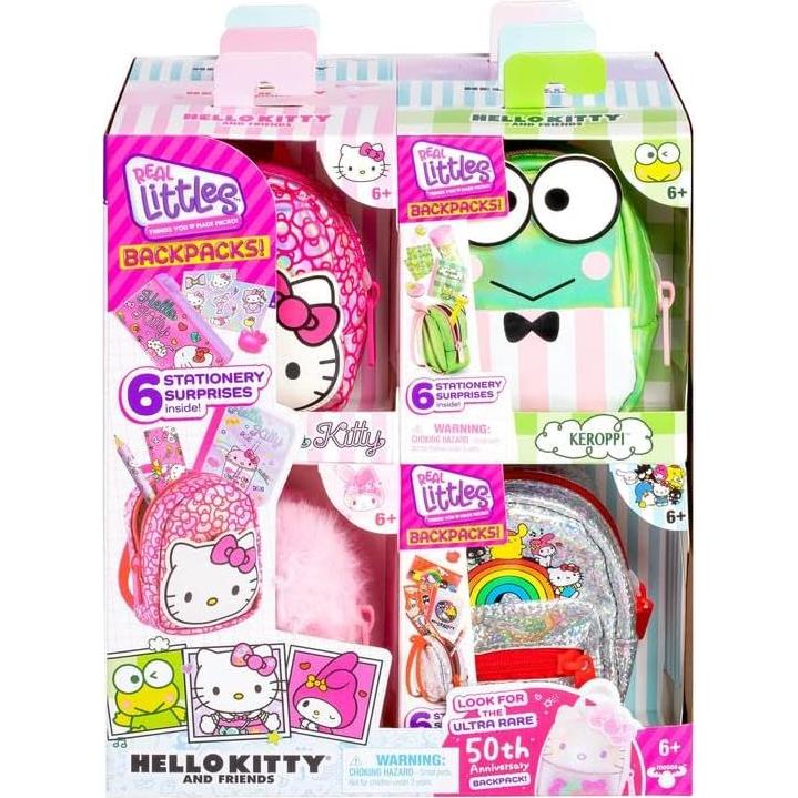 Mochilas de Juguete Hello Kitty y Amigos 2-Pack con Sorpresas