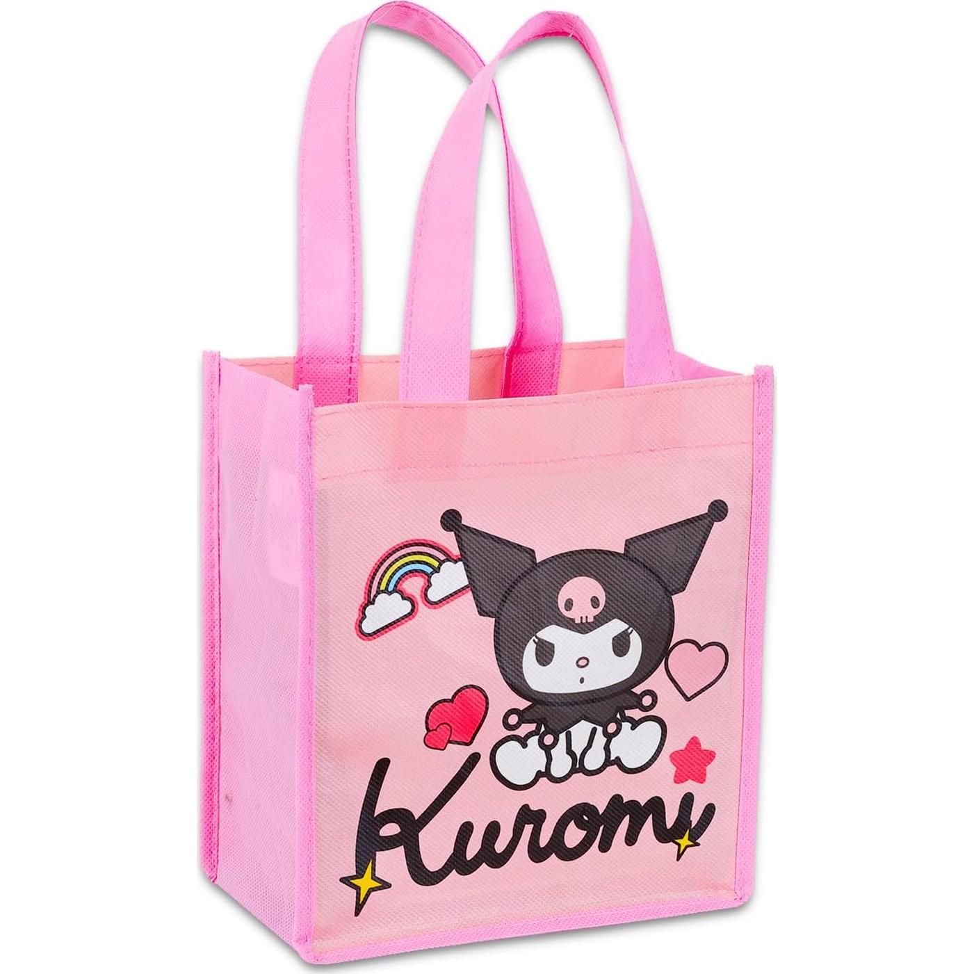 Conjunto de 6 Bolsas de Fiesta Kuromi Sanrio 20x17 cm