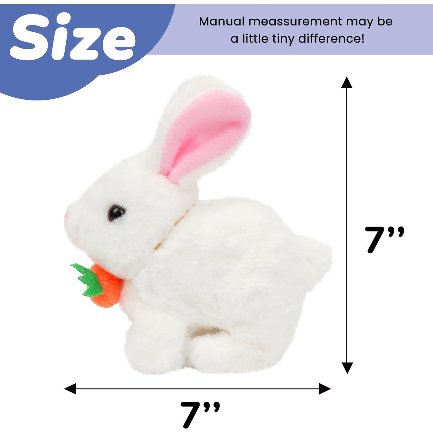 Conejo Saltarín Hopearl Interactivo con Zanahoria 17.78 cm