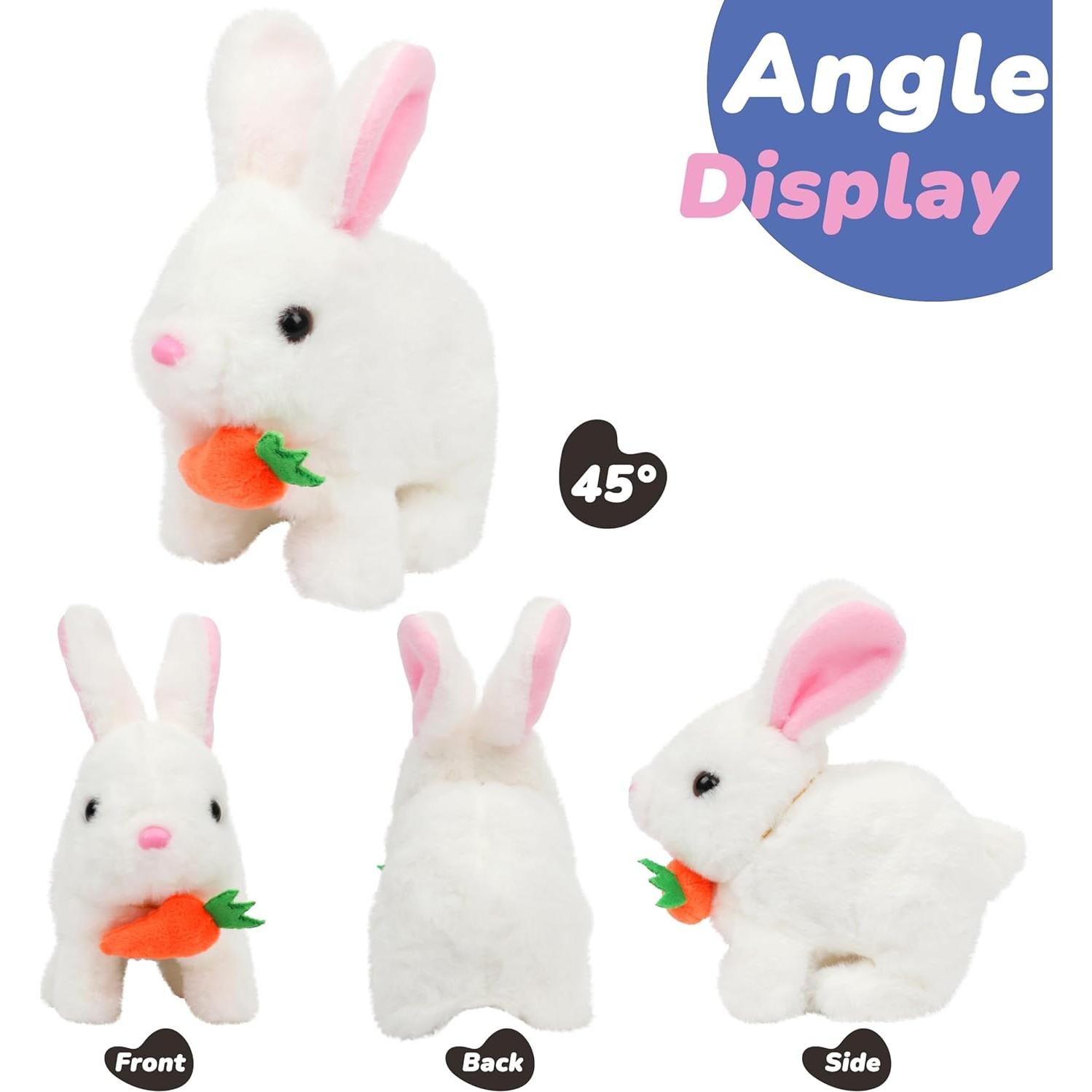 Conejo Saltarín Hopearl Interactivo con Zanahoria 17.78 cm