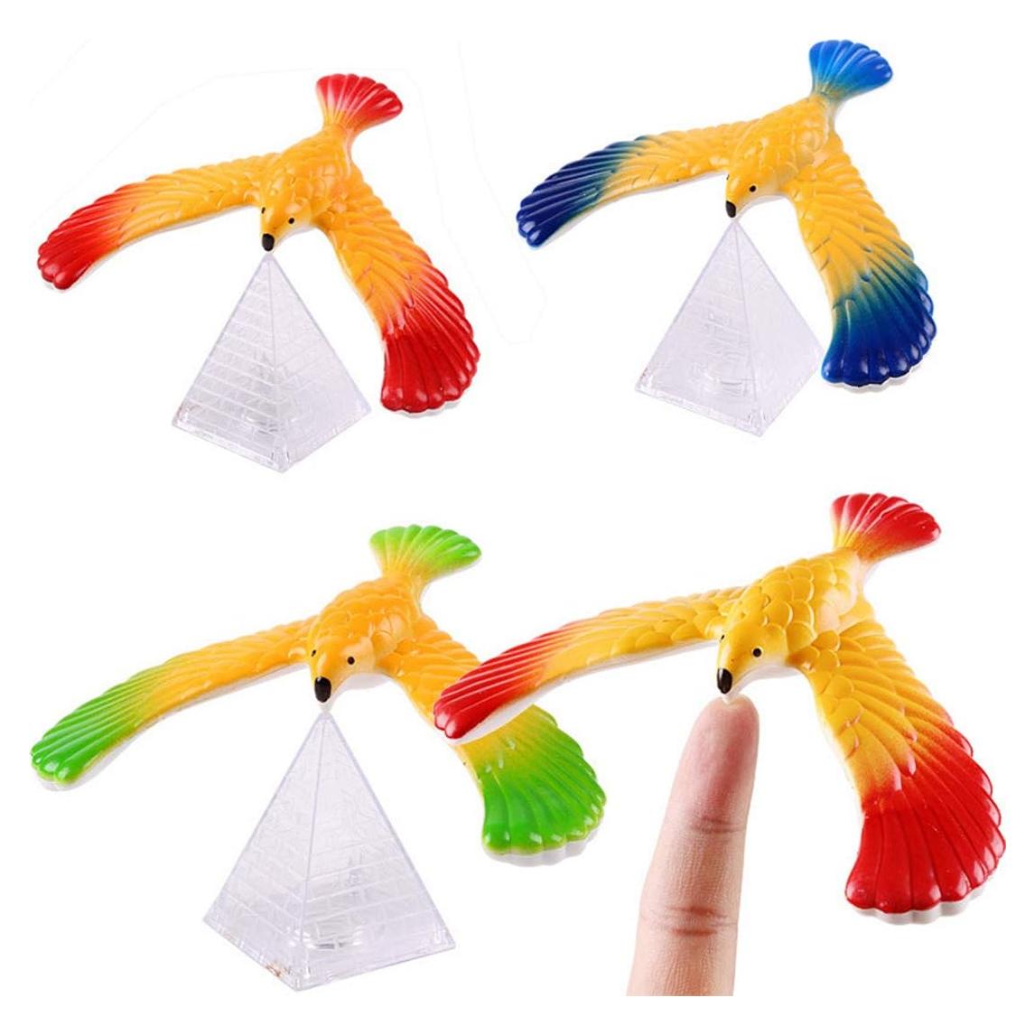 Conjunto de 5 Pajaritos de Equilibrio Fexo para Niños