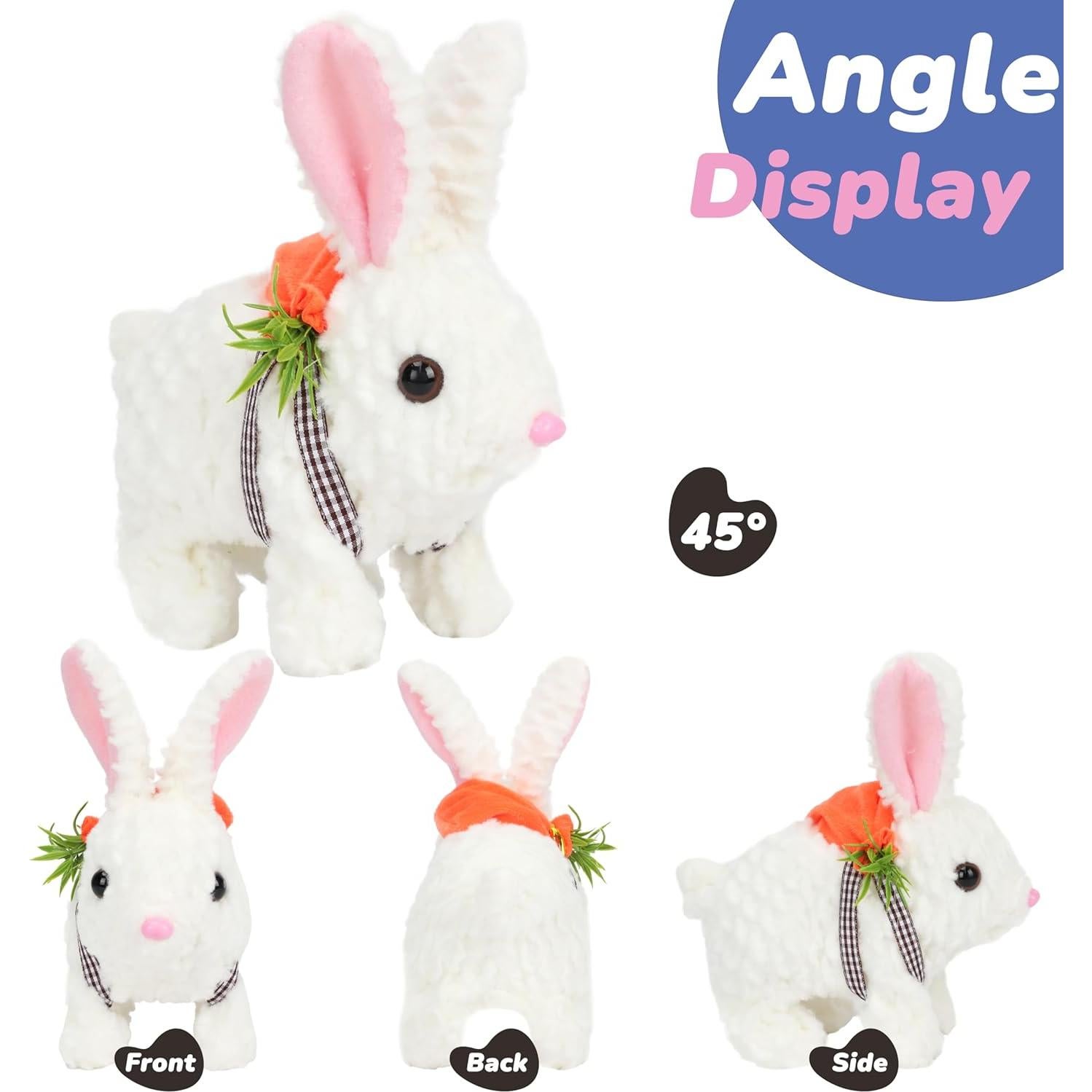 Conejo Saltarín Hopearl con Orejas LED y Sonidos 17,78 cm