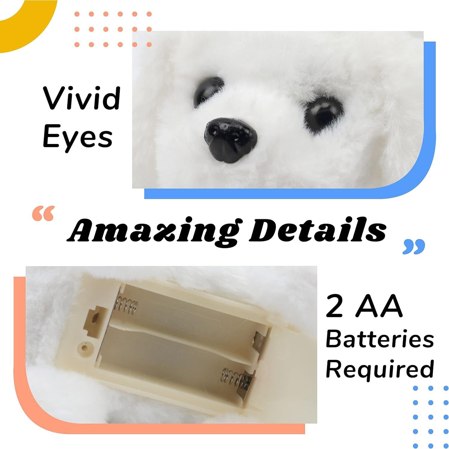 Perro Caminante Electrónico Hopearl 17.78 cm Interactivo