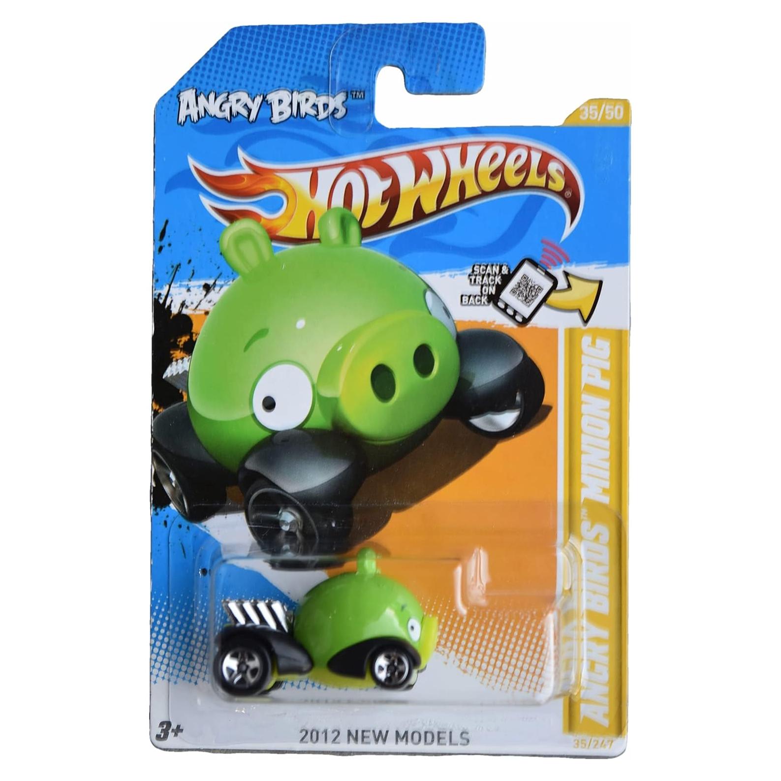 Hot Wheels Cerdo Minion 1:64 Mattel - Modelo 2012