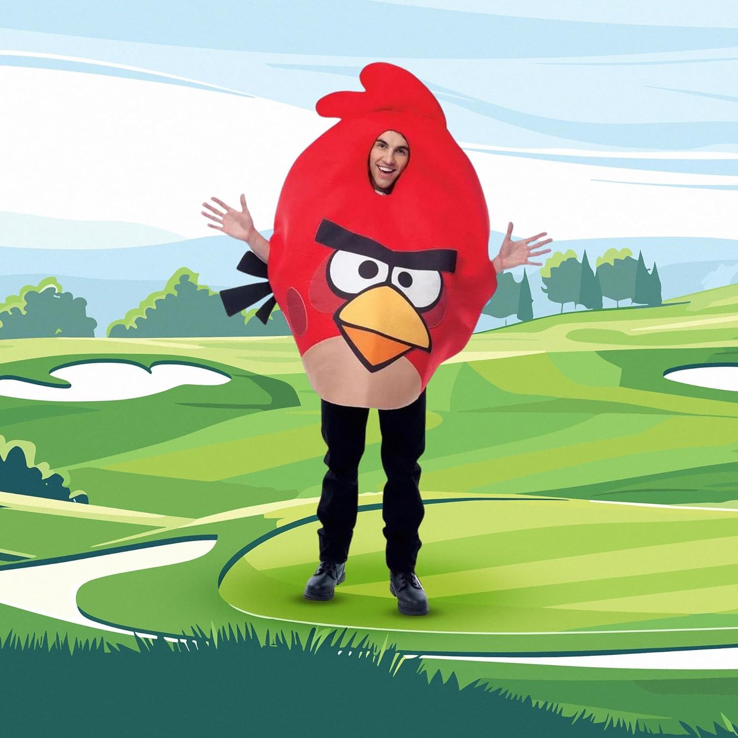Disfraz de Angry Birds Hombre Talla Única Paper Magic